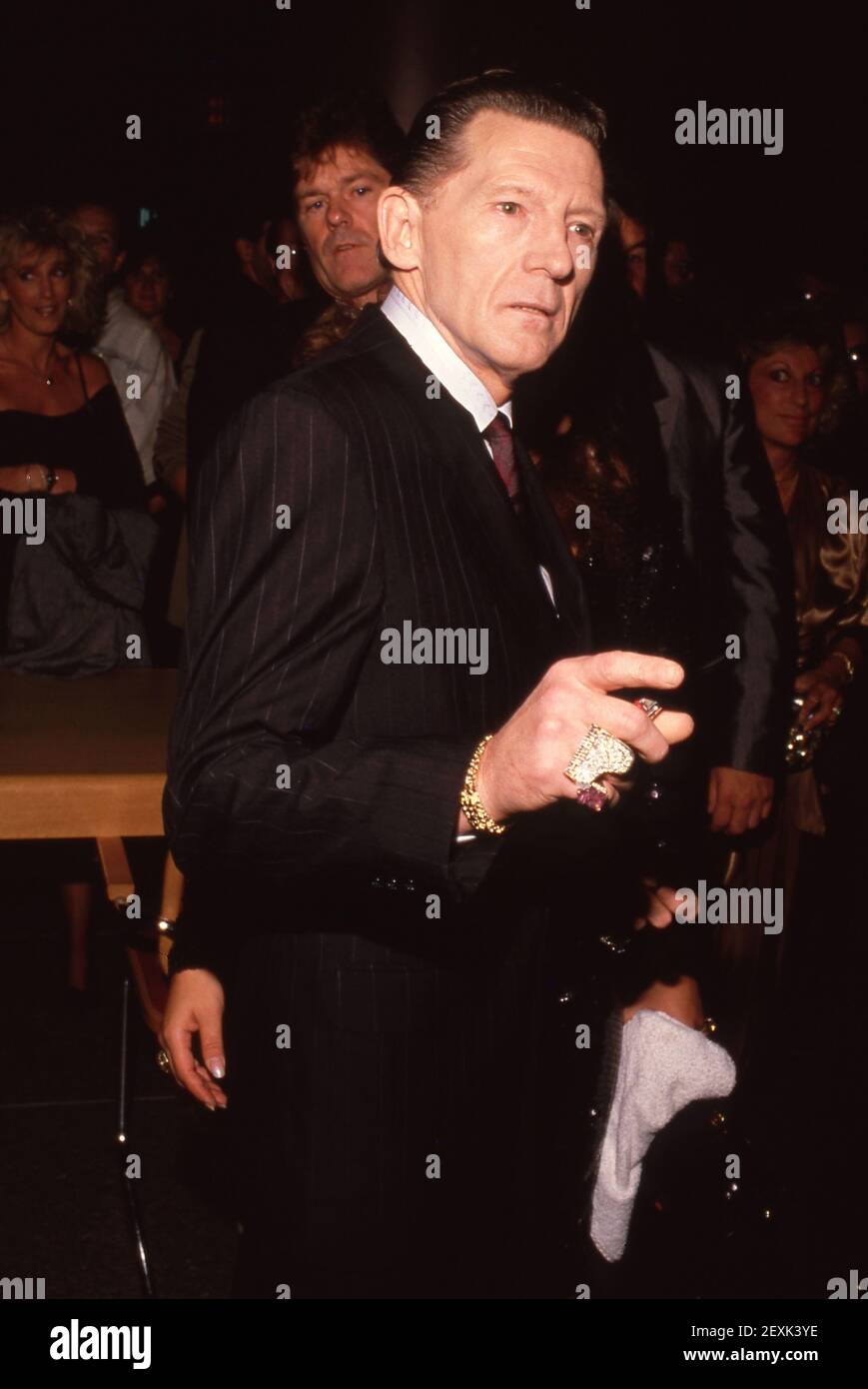 Jerry Lee Lewis à « Great Balls of Fire! » Première de Los Angeles à  Directors Guild of America à Los Angeles, Californie 29 juin 1989 crédit :  Ralph Dominguez/MediaPunch Photo Stock - Alamy