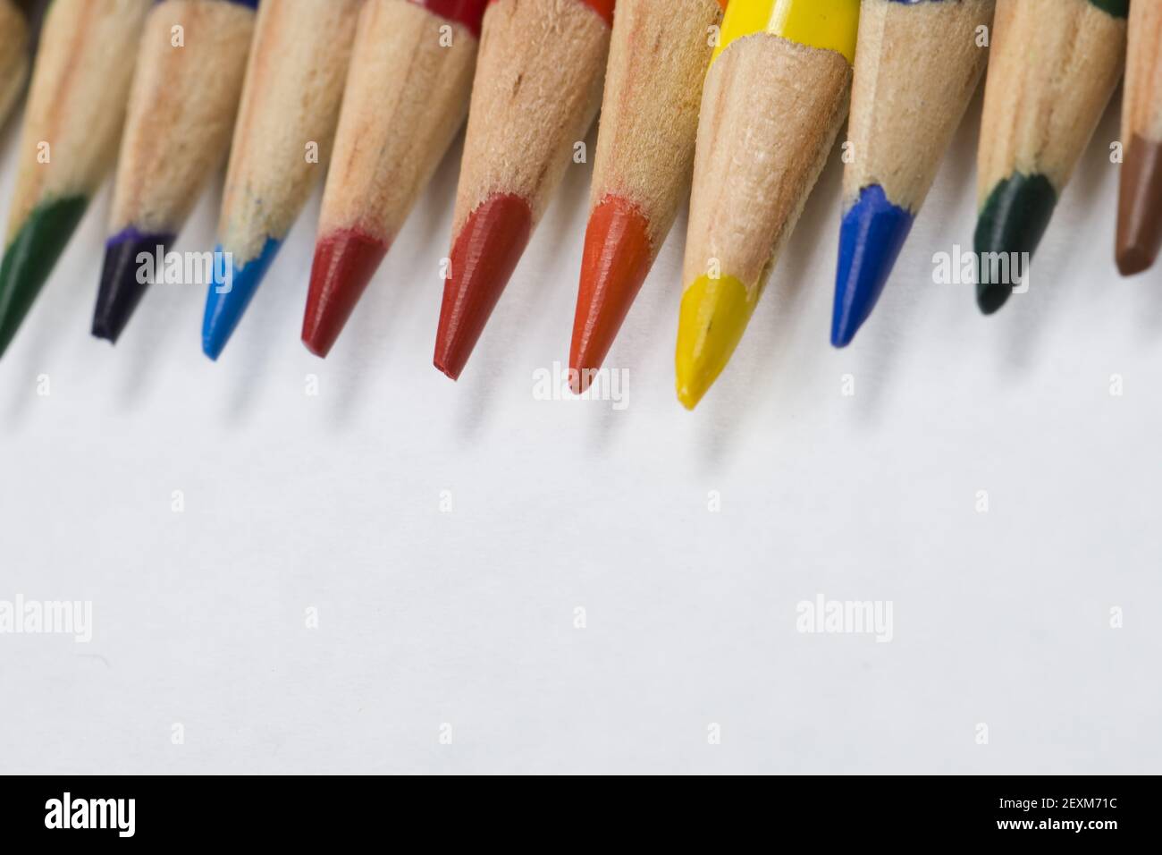 Crayons de couleur Banque D'Images