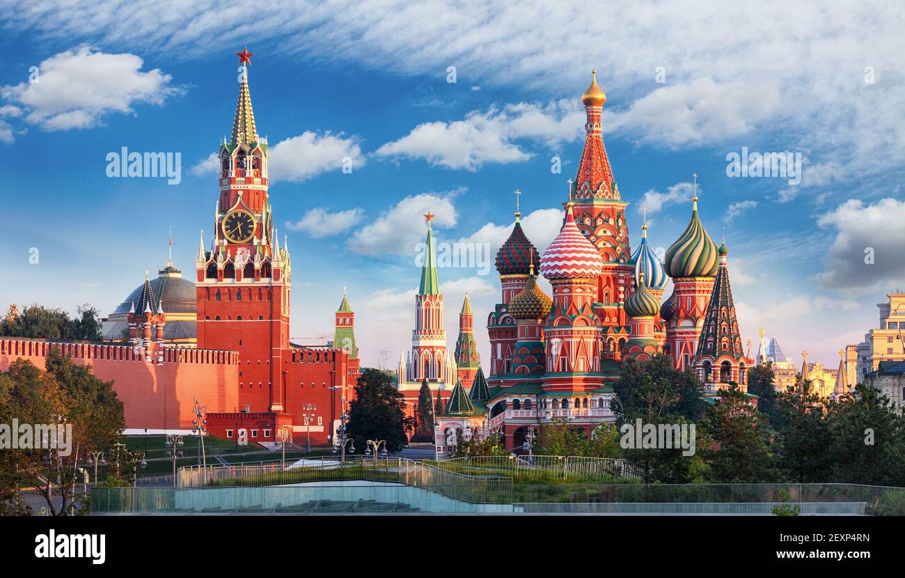 Russie - place rouge de Moscou Banque D'Images