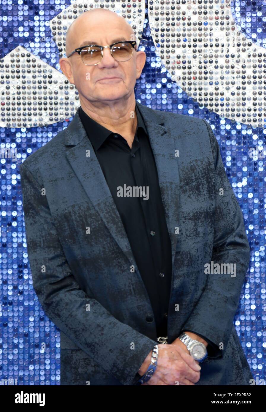 20 mai 2019 - Londres, Angleterre, Royaume-Uni - Rocketman UK Premiere photo shows: Bernie Taupin Banque D'Images