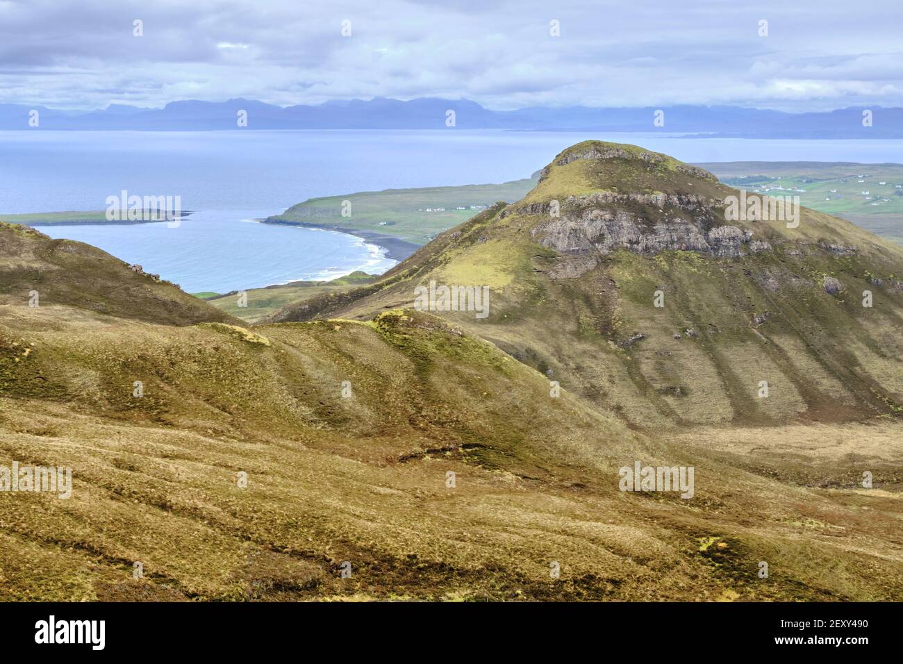 Vue sur le Quiraing Banque D'Images