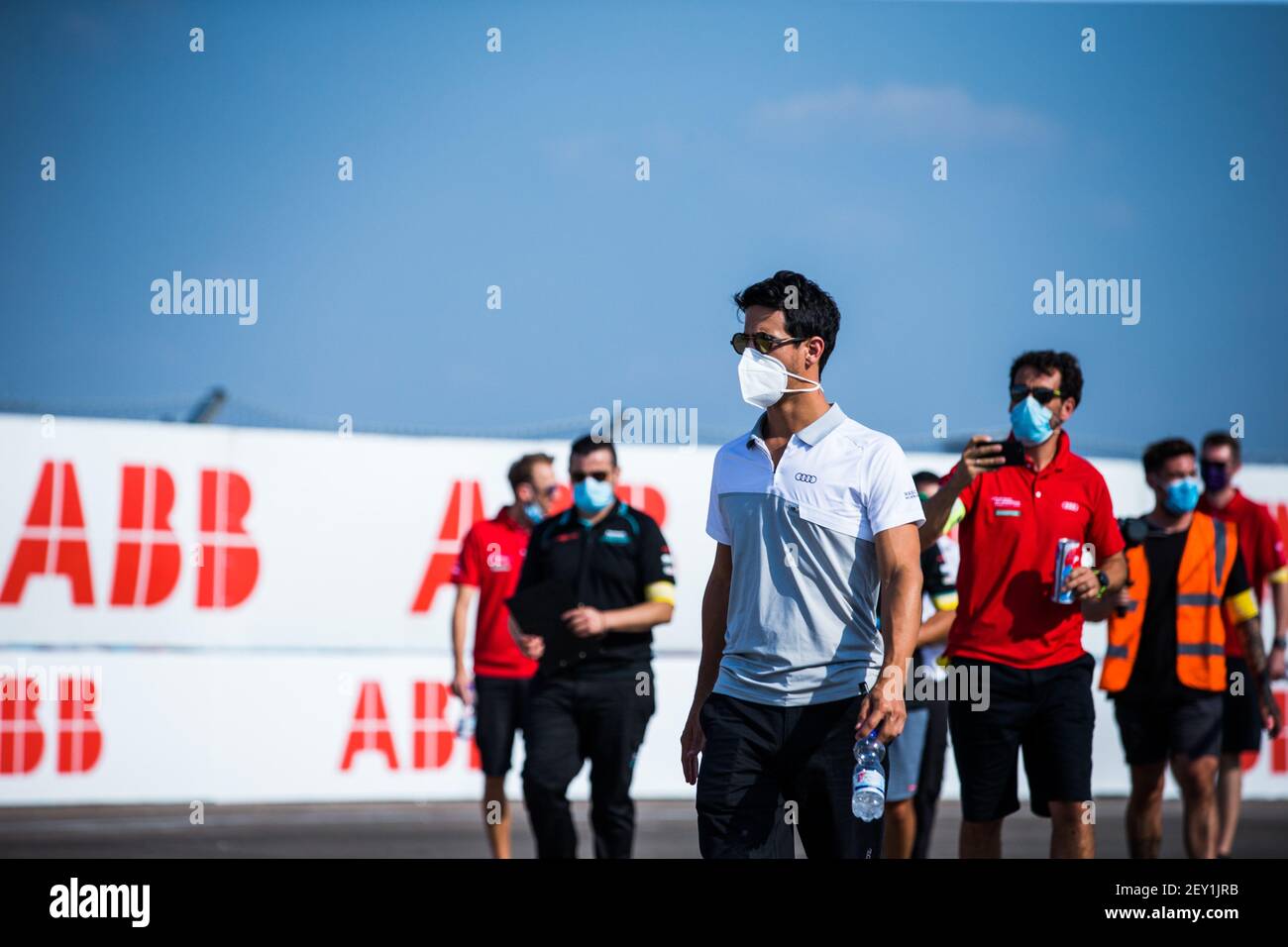 DI GRASSI Lucas (BRA), Spark-Audi Audi e-tron FE06, Audi Sport Abt Schaeffer, randonnée en portrait lors du E-Prix II de Berlin 2020, 8e tour du championnat de Formule E 2019-20, sur le circuit de rue de l'aéroport de Tempelhof du 8 au 9 août, à Berlin, Allemagne - photo Hazard Germain / DPPI Banque D'Images