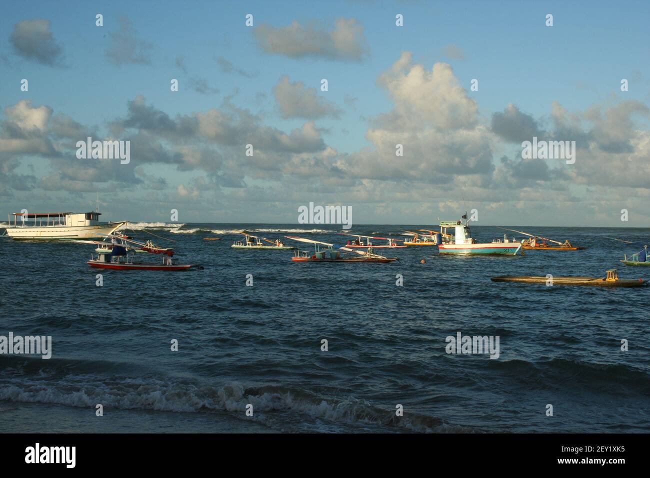 Jangadas à Porto de Galinhas, Brésil Banque D'Images