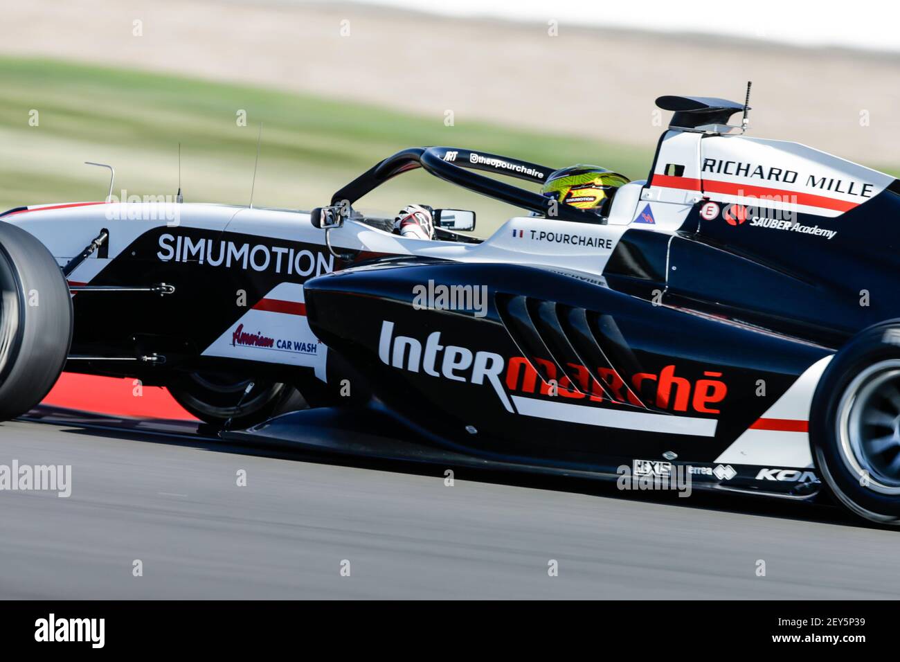 07 Pourcaire Theo (fra), ART Grand Prix, Dallara F3 2019, action lors de la 4ème manche du Championnat de Formule 3 2020 de la FIA du 31 juillet au 2 août 2020 sur le circuit Silverstone, à Silverstone, Royaume-Uni - photo Xavi Bonilla / DPPI Banque D'Images