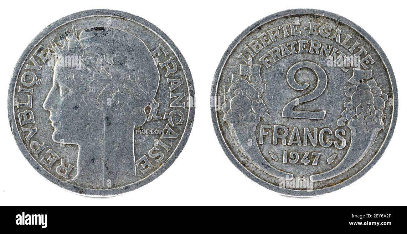 Valeur Des Anciennes Pieces De Monnaie Francaise Pièce de monnaie française Banque d'images détourées - Alamy