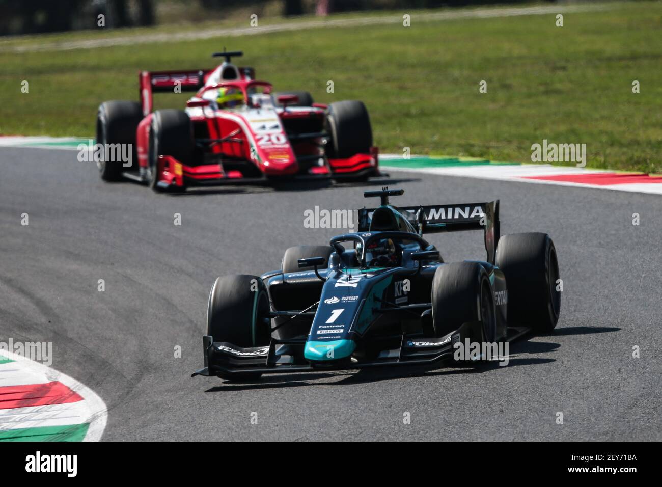 01 VIP Juri, Dams, Dallara F2 2018, action lors de la 9ème partie du Championnat FIA Formule 2 2020 du 11 au 13 septembre 2020 sur l'Autodromo Internazionale del Mugello, à Scarperia e San Piero, près de Florence, Italie - photo Diederik van der Laan / Dutch photo Agency / DPPI Banque D'Images