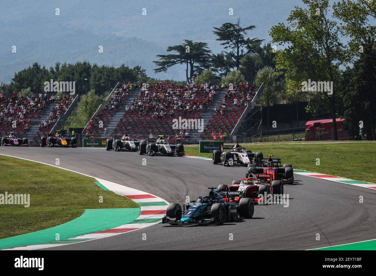 01 VIP Juri (est), Dams, Dallara F2 2018, action lors de la 9ème partie du Championnat de Formule 2 2020 de la FIA du 11 au 13 septembre 2020 sur l'Autodromo Internazionale del Mugello, à Scarperia e San Piero, près de Florence, Italie - photo Diederik van der Laan / Dutch photo Agency / DPPI Banque D'Images
