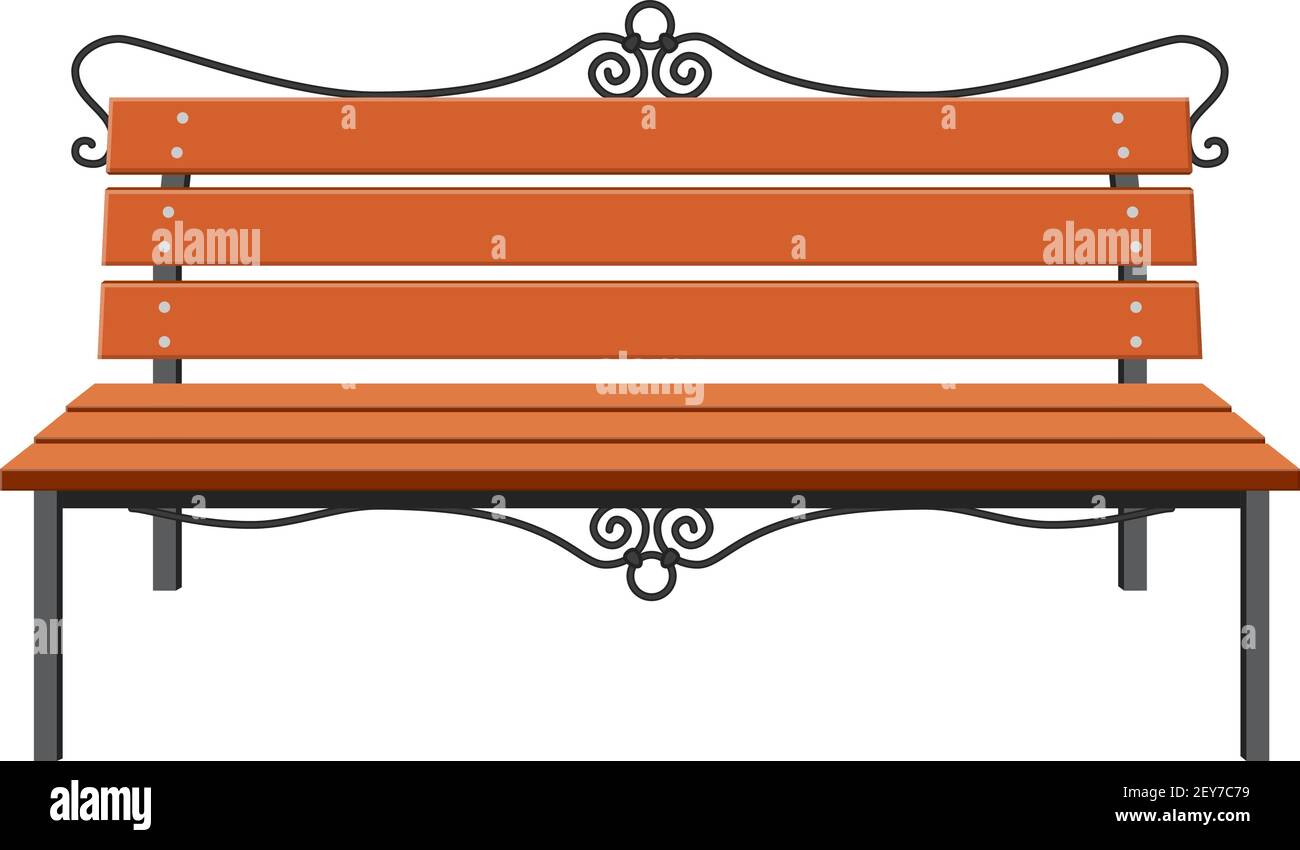 Banc de parc de la ville Illustration de Vecteur