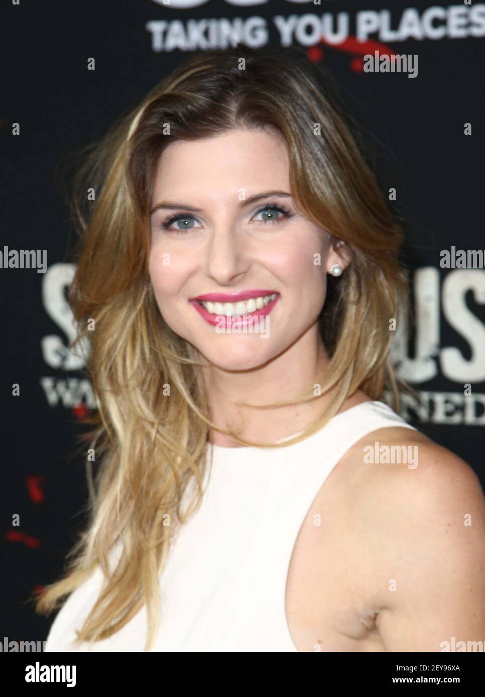 22 janvier 2013 - Los Angeles, Californie - Viva Bianca. Première de Starz's 'Spartacus: War of the Damned'', tenue au Regal Cinemas L.A. En direct. Crédit photo : Kevan Brooks/AdMedia/Sipa USA Banque D'Images