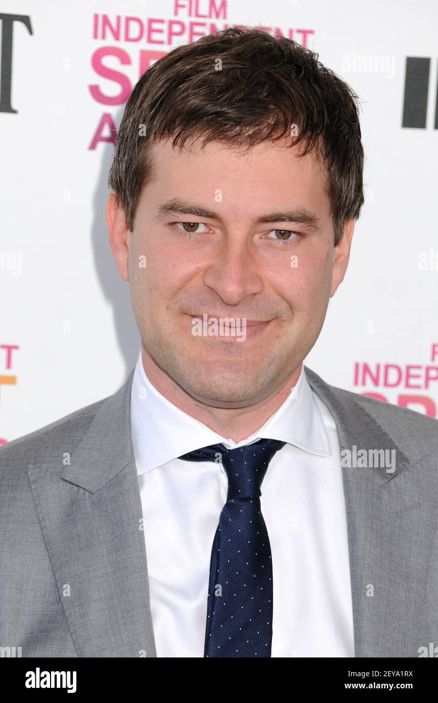 23 février 2013 - Santa Monica, Californie - Mark Dupass. 2013 film Independent Spirit Awards - arrivées à la plage de Santa Monica. Crédit photo : Byron Purvis/AdMedia/Sipa USA Banque D'Images