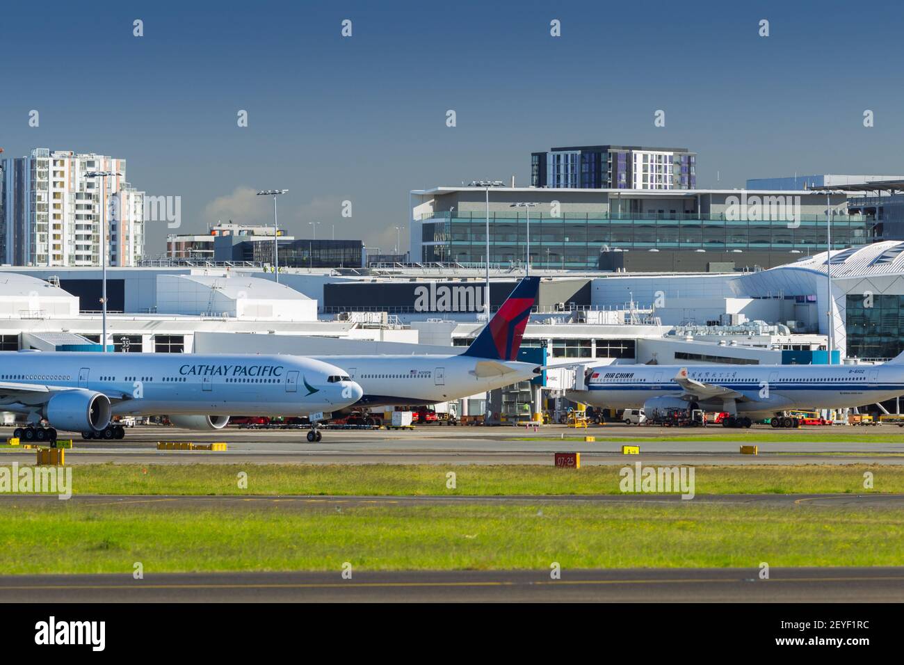 Aéroport international de Sydney (Kingsford Smith) à Sydney, Australie. Banque D'Images