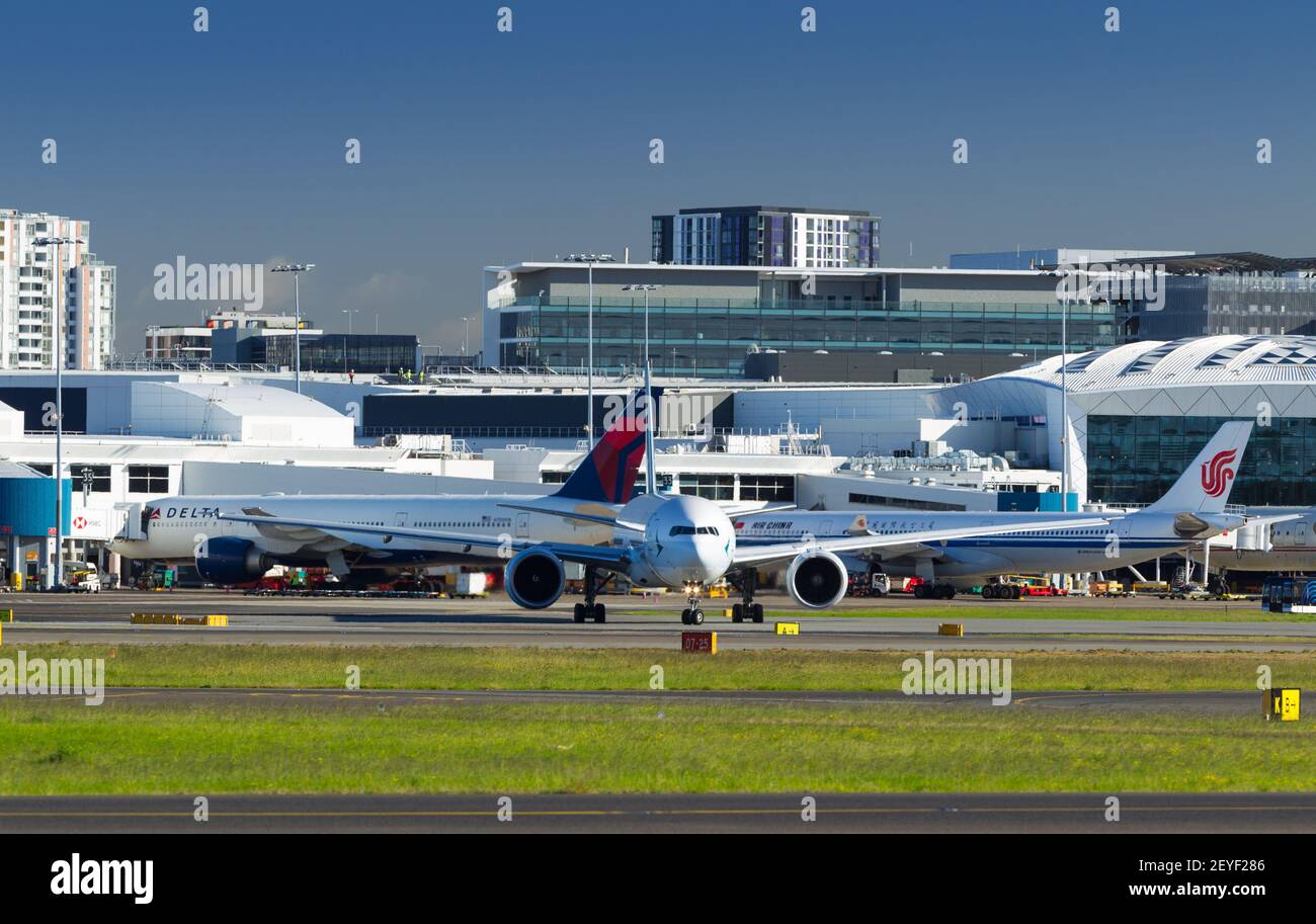 Aéroport international de Sydney (Kingsford Smith) à Sydney, Australie. Banque D'Images