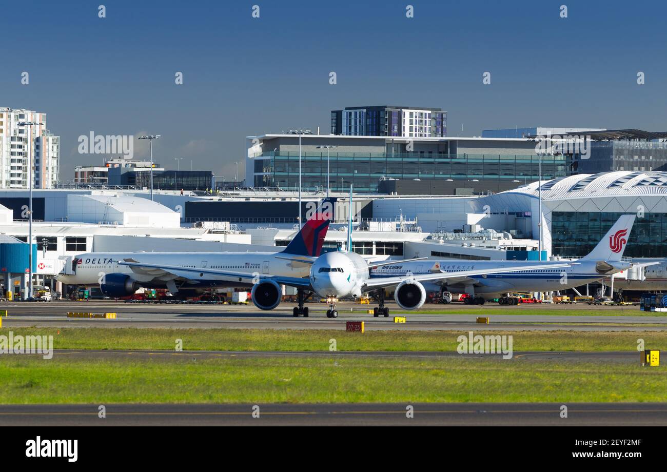 Aéroport international de Sydney (Kingsford Smith) à Sydney, Australie. Banque D'Images