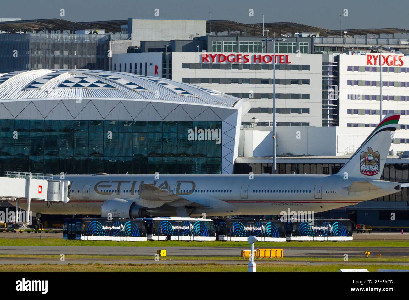 Aéroport de Sydney (Kingsford Smith) en Australie Banque D'Images