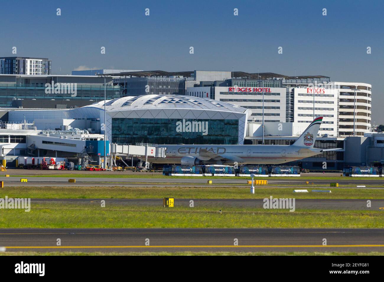 Aéroport international de Sydney (Kingsford Smith) à Sydney, Australie. Banque D'Images