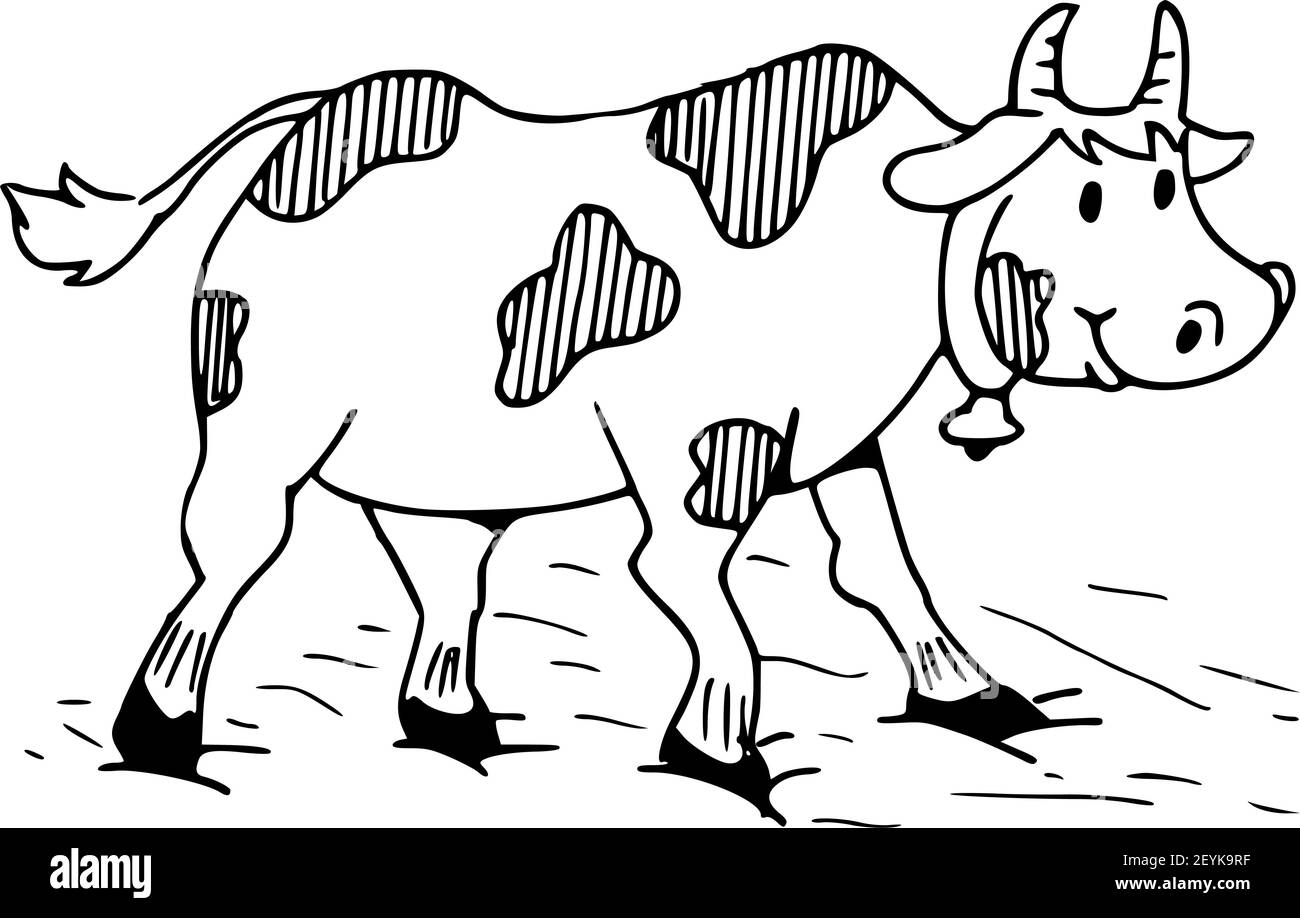 Vecteur Dessin Anime Ferme Animaux Vache Photo Stock Alamy Vecteur Dessin Anime Ferme Animaux Vache Photo Stock Alamy