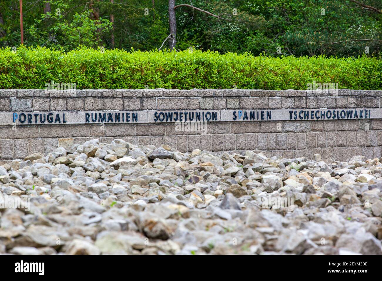 KZ Gedenkstätte Halberstadt Langenstein Banque D'Images