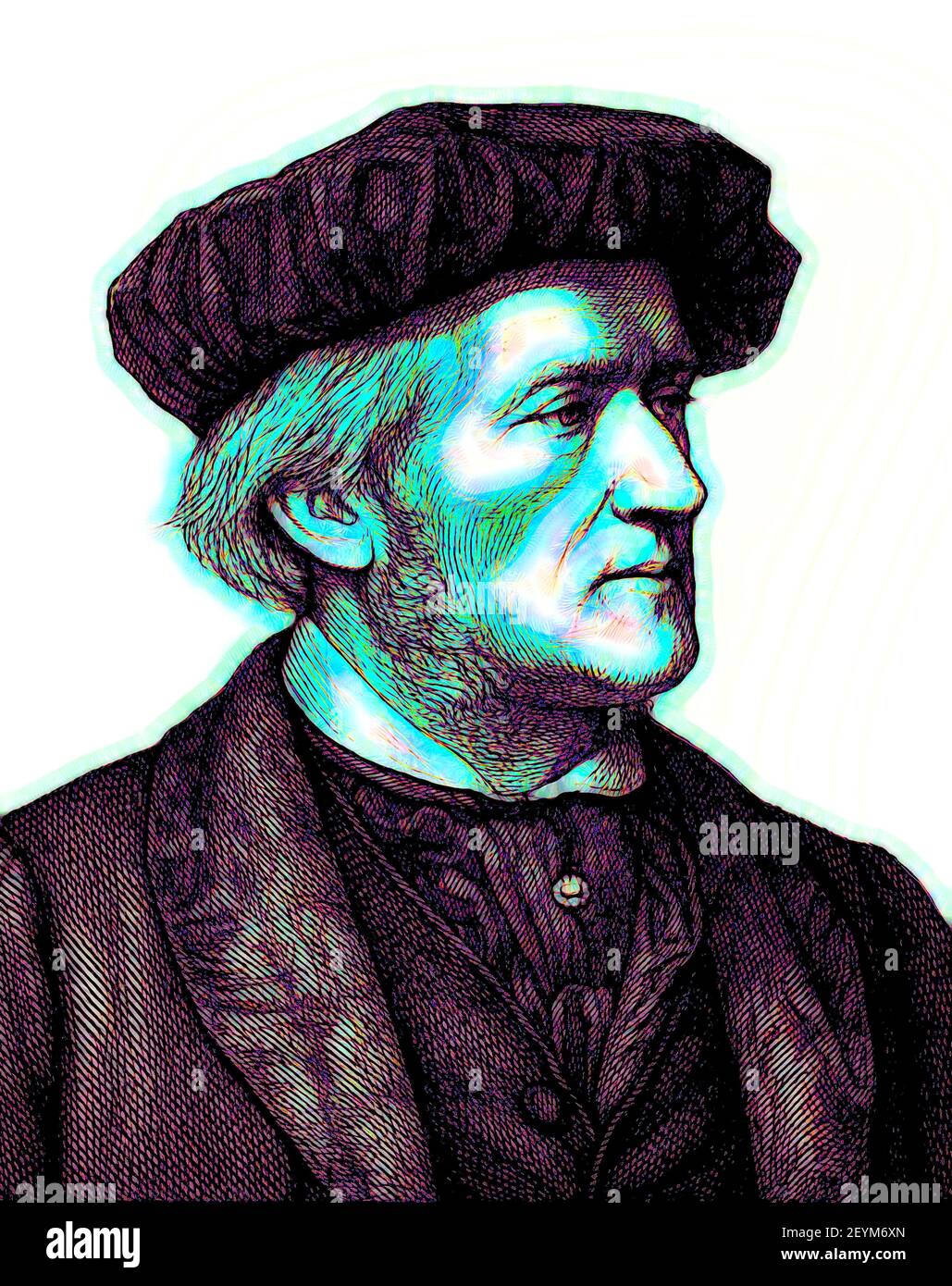 Wilhelm Richard Wagner, 1813 - 1883, compositeur allemand Banque D'Images