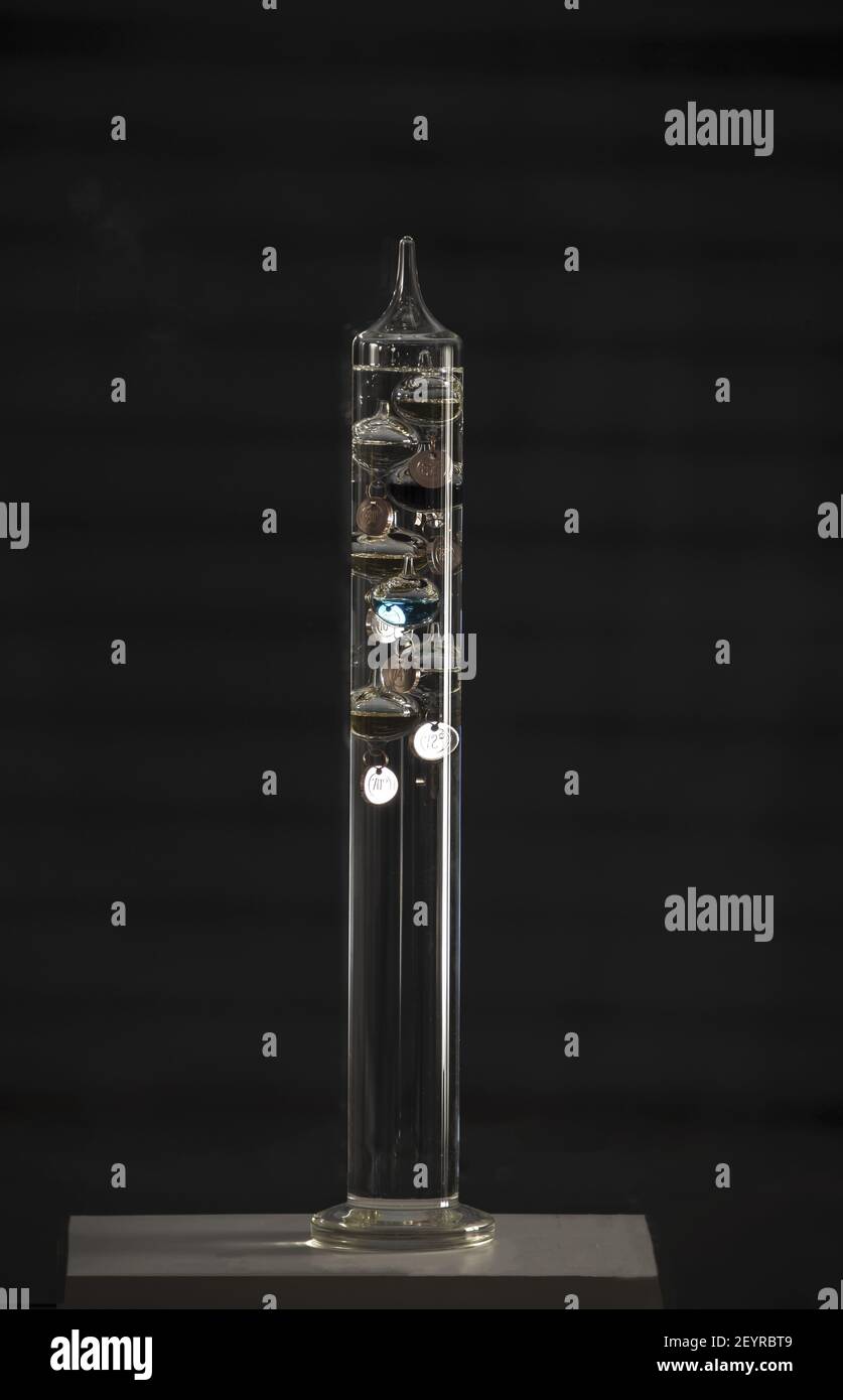 Galileo thermometer physics Banque de photographies et d’images à haute
