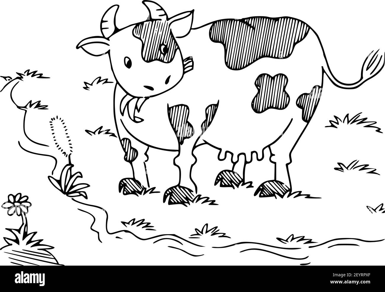 Vecteur Dessin Anime Ferme Animaux Vache Manger De L Herbe Image Vectorielle Stock Alamy Vecteur Dessin Anime Ferme Animaux Vache Manger De L Herbe Image Vectorielle Stock Alamy