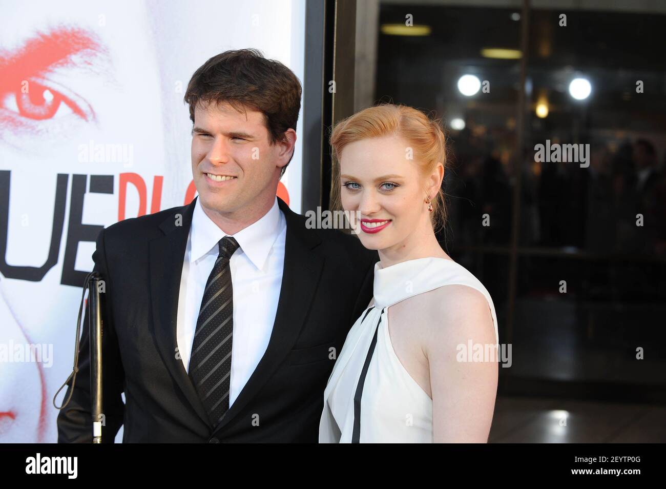 Deborah Ann Woll et Edward 'E.J.' Scott. 30 mai 2012, Hollywood, Californie. HBO 'True Blood' saison 5 Premiere. Crédit photo: Giulio Marcocchi/Sipa USA. Banque D'Images