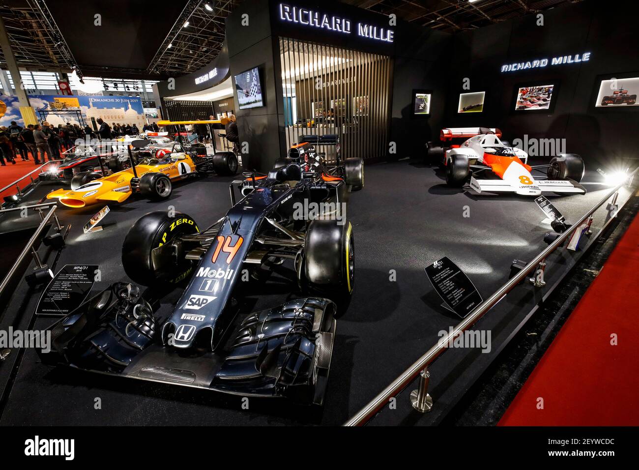 McLaren F1 MP4-31 Richard mille pendant le salon Retromobile, du 5 au 10 février 2019 à Paris, France - photo Florent Gooden / DPPI Banque D'Images