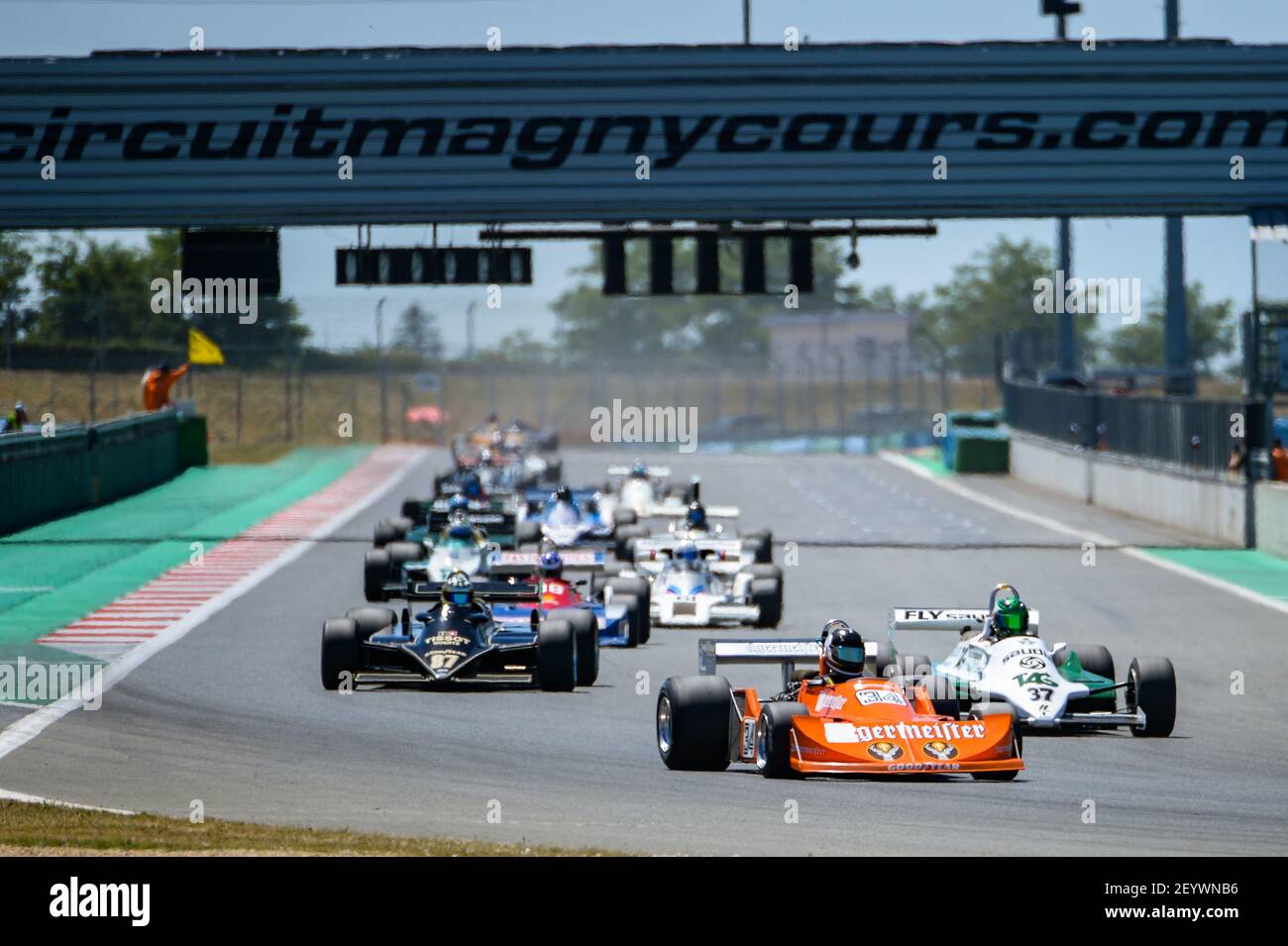 34 FLETCHER Henry (gb), 761 - 3000 mars, action pendant le Grand Prix de France Historique 2019 à Magny-cours du 29 au 30 juillet - photo Julien Delfosse / DPPI Banque D'Images