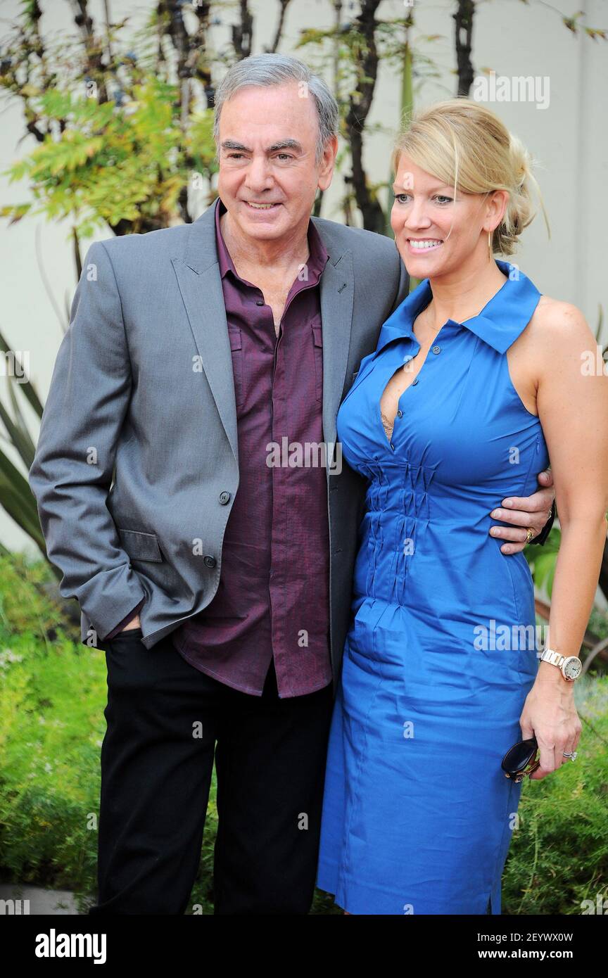 Neil Diamond et son épouse Katie McNeil. 10 août 2012, Hollywood