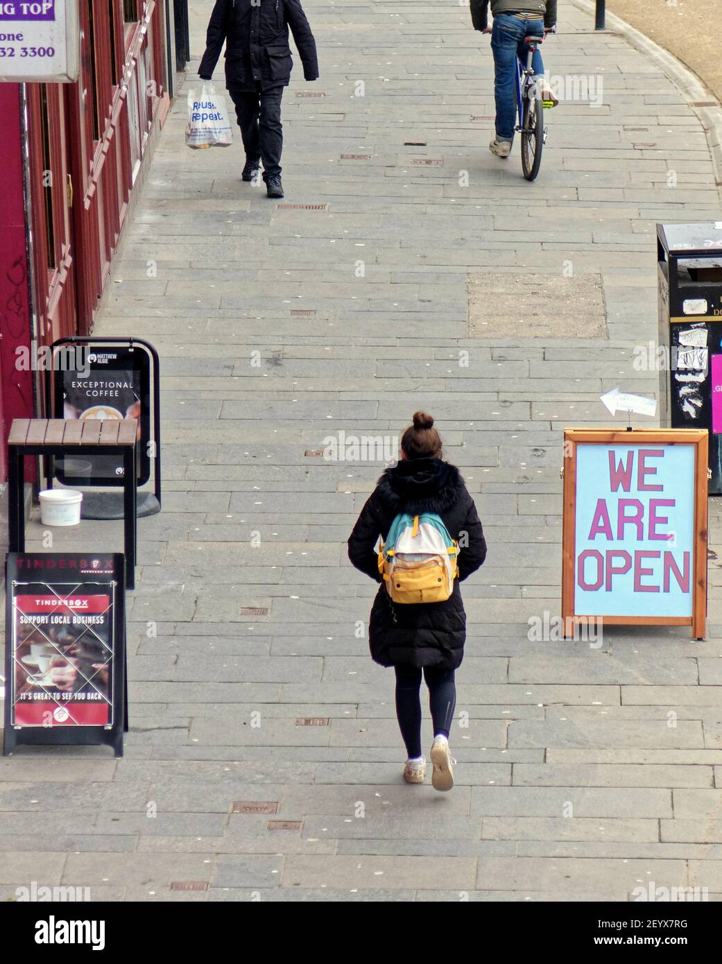 Glasgow, Écosse, Royaume-Uni.6 mars 2021, Lockdown samedi a vu la dystopie croissante comme un centre-ville vide est devenu un refuge pour les graffitis et le vandalisme avec plus de personnes marchant seul que jamais crédit Gerard Ferry/Alamy Live News Banque D'Images