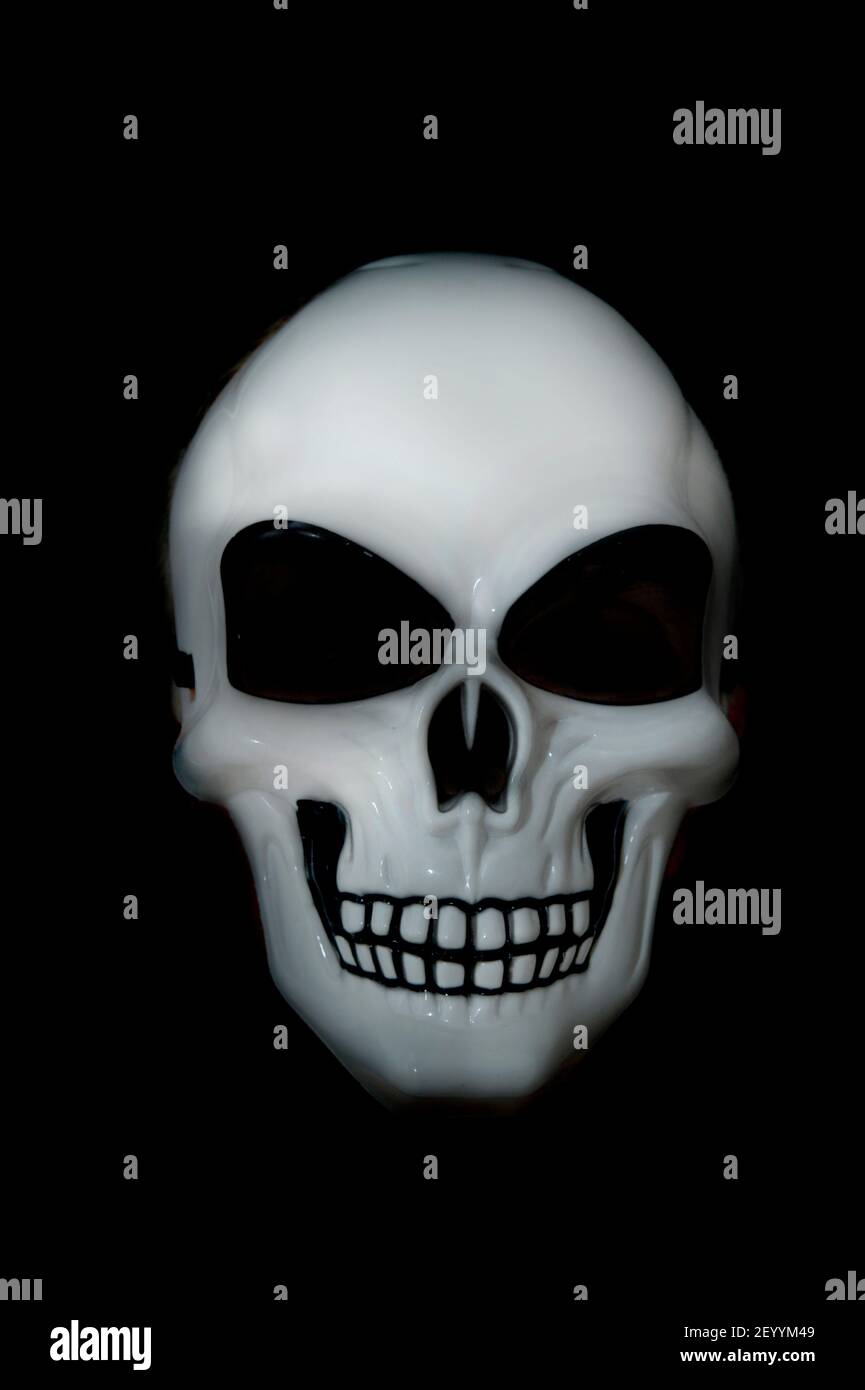Masque de la mort Halloween Banque D'Images