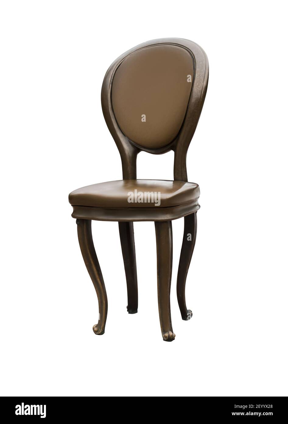 illustration, chaise vintage, sur fond blanc isolé Banque D'Images