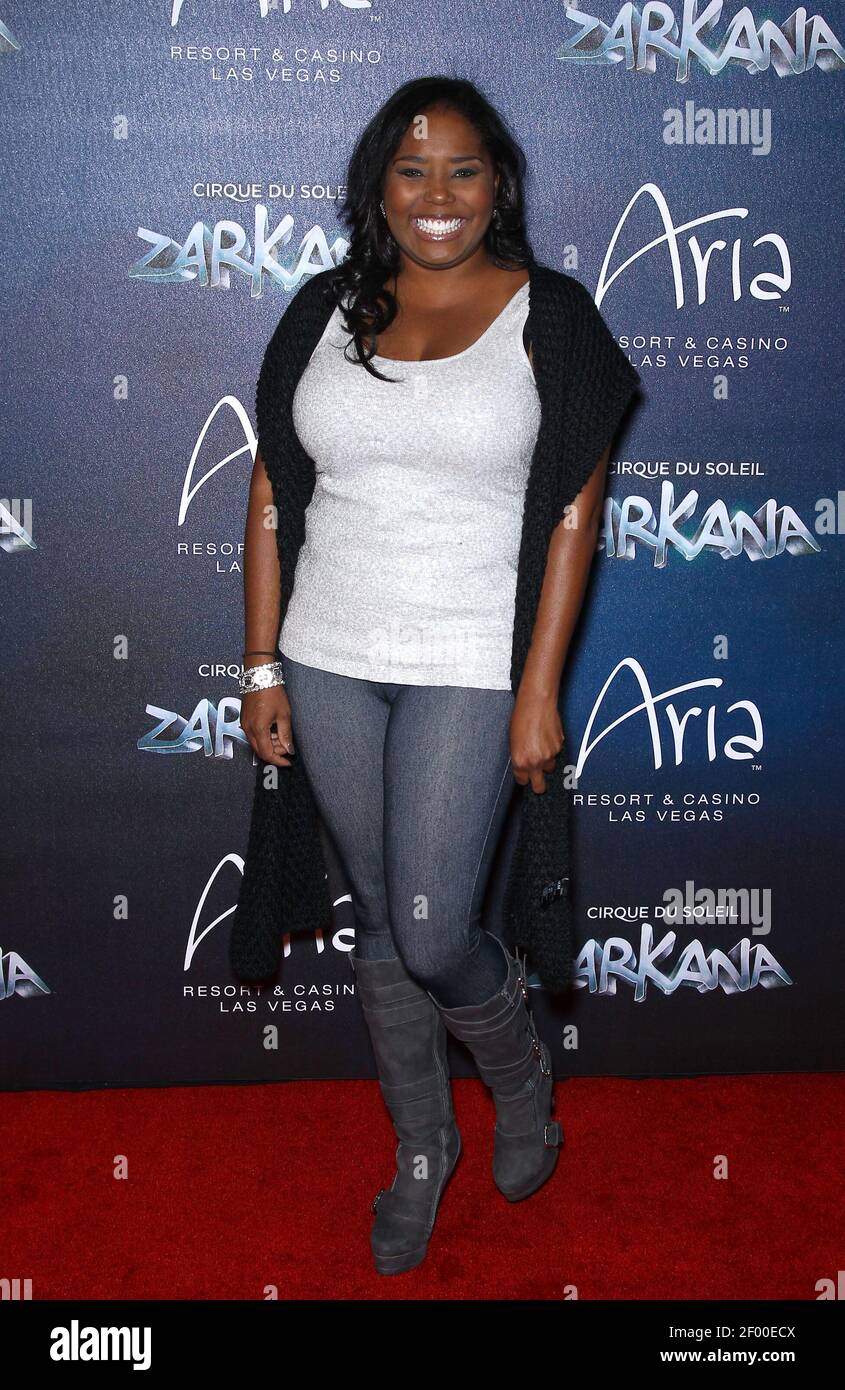 09 novembre 2012 - Las Vegas, Nevada - Shar Jackson. Première tapis rouge de Zarkana par le Cirque du Soleil au Aria Resort and Casino. Crédit photo : MJT/AdMedia/Sipa USA Banque D'Images