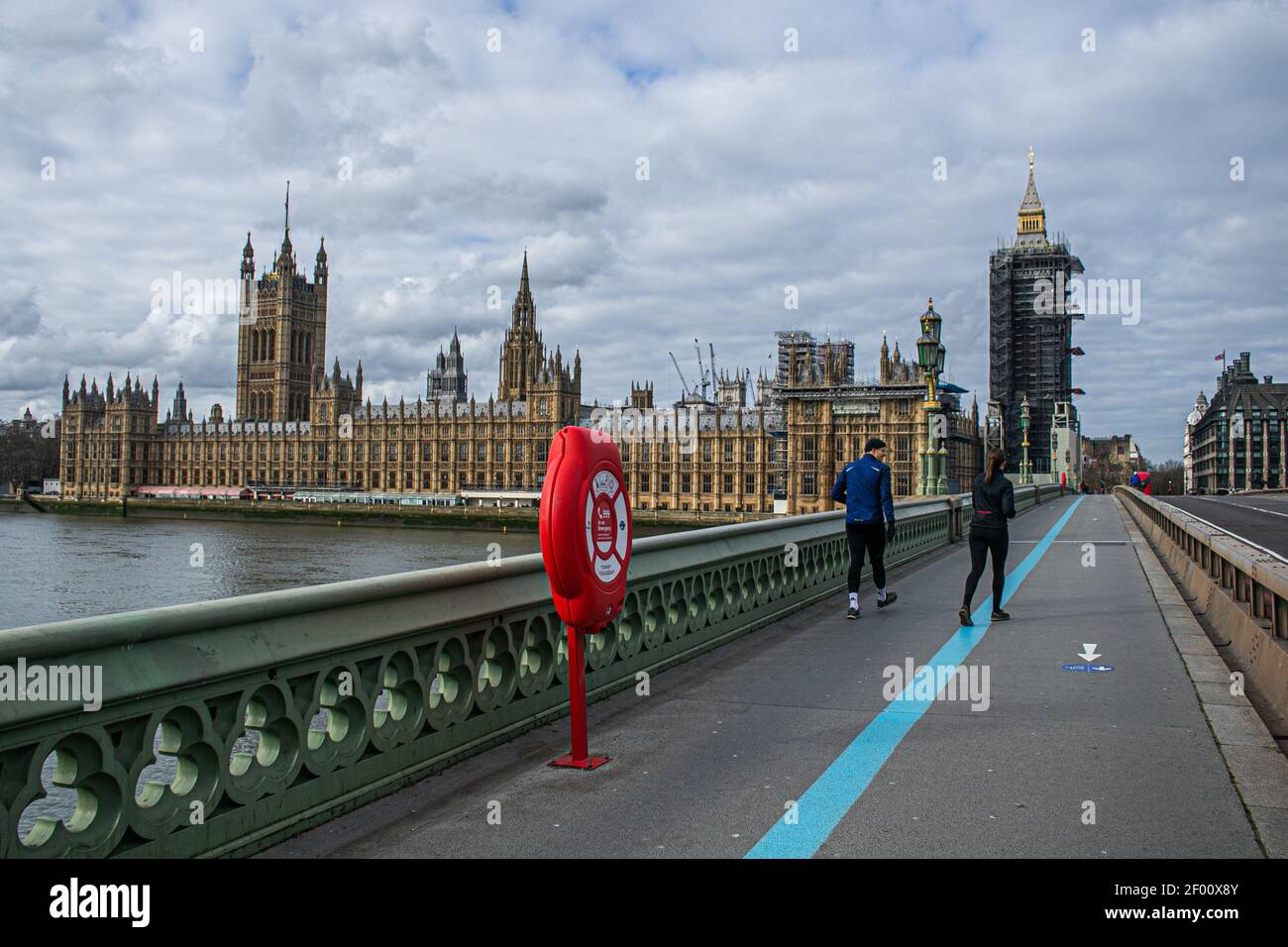 WESTMINSTER LONDRES, ROYAUME-UNI 6 MARS 2021. Le Premier ministre Boris Jonson a établi une feuille de route pour réduire avec précaution les restrictions de confinement en Angleterre à partir du 8 mars, lorsque les écoles ont rouvert. Credit amer ghazzal/Alamy Live News Banque D'Images