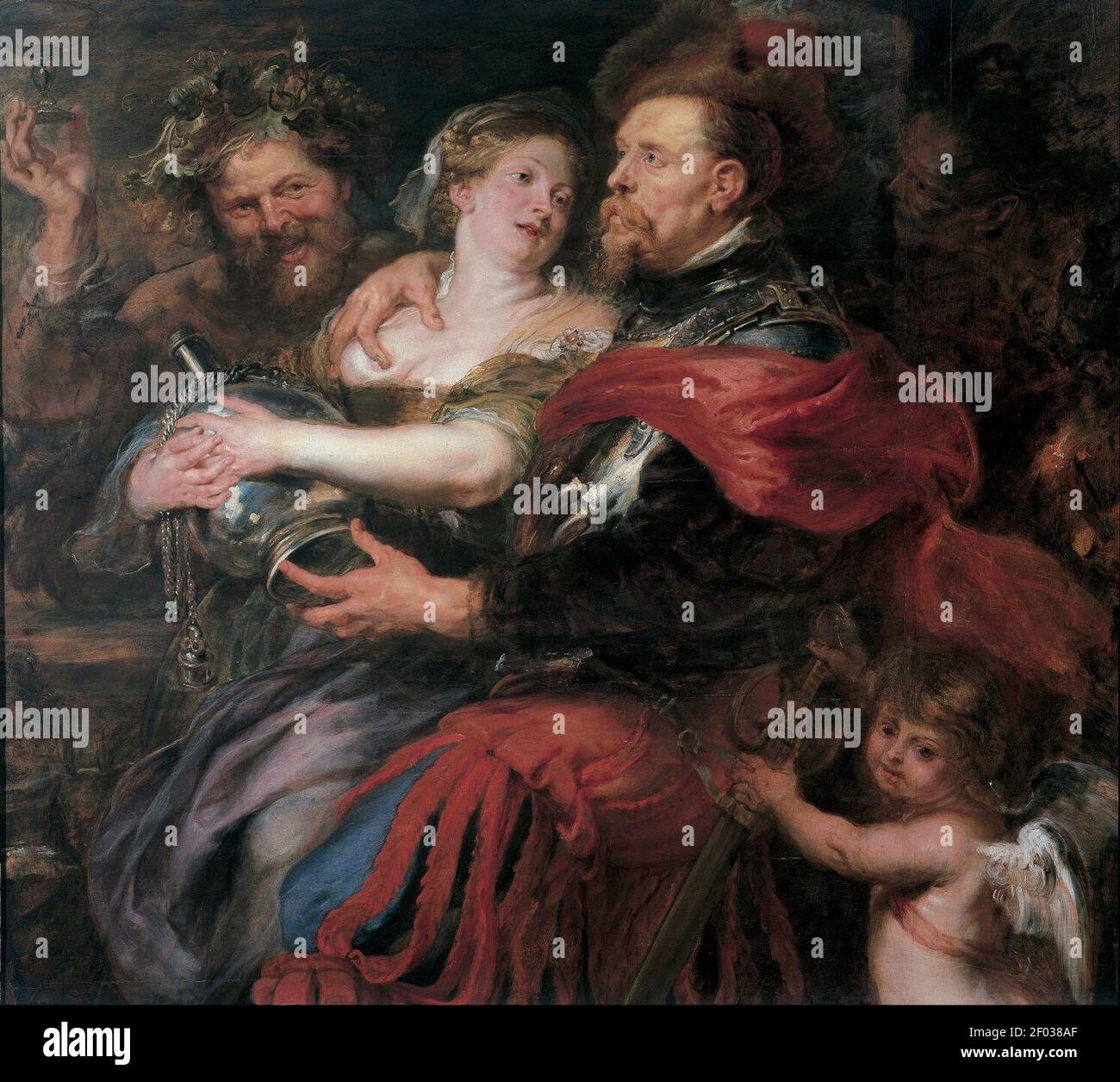 Pieter Paul Rubens - Vénus et Mars Banque D'Images