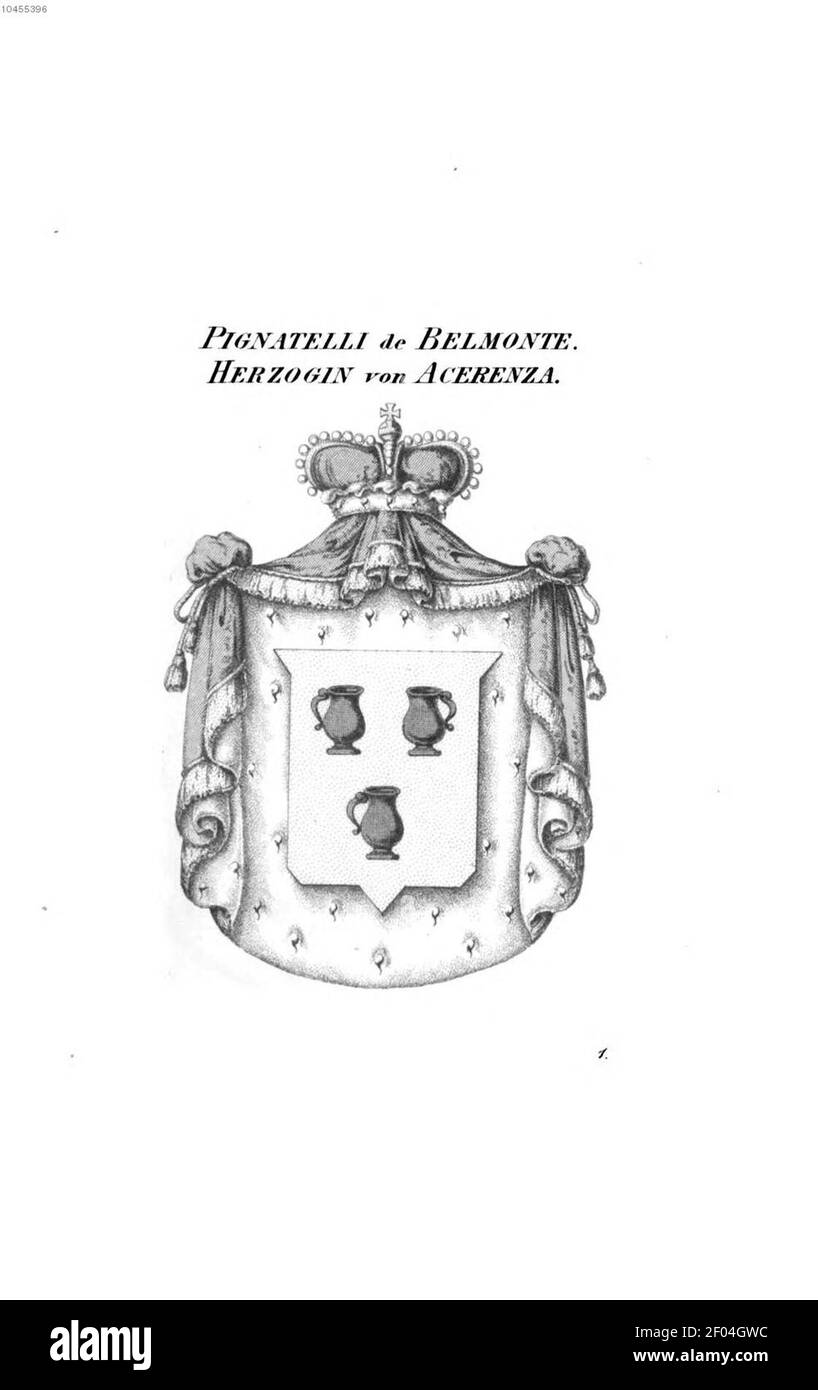 Pignatelli de Belmonte Acerenza - Tyrol HA. Banque D'Images