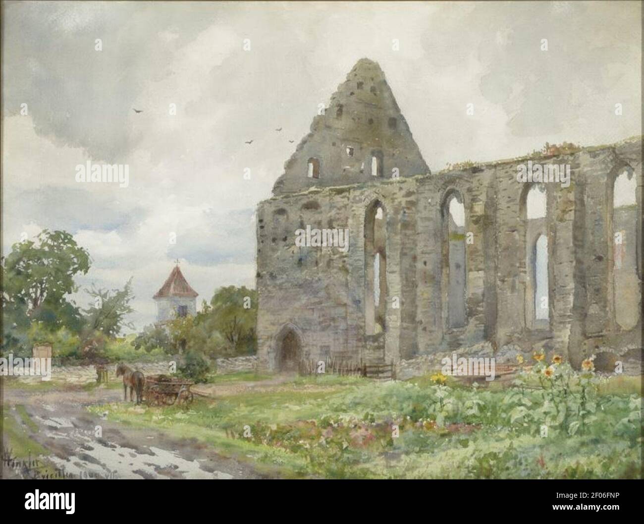 Pirita kloostri varemed, Karl von Winkler, Banque D'Images