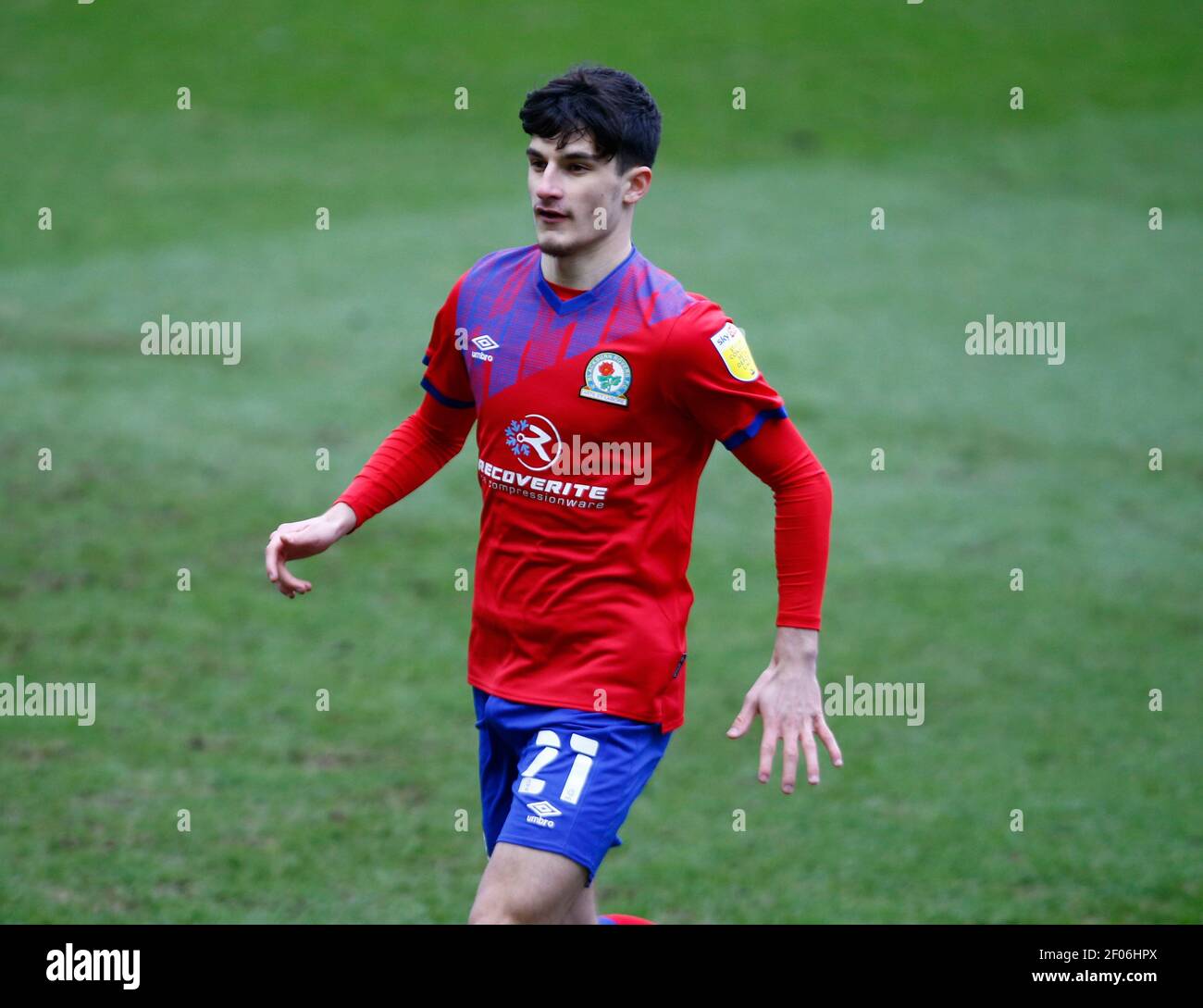 LONDRES, Royaume-Uni, MARS 06 : John Buckley de Blackburn Rovers lors du championnat Sky Bet entre Millwall et Blackburn Rovers au Den Stadium, Londres, le 06 mars 2021 crédit : action Foto Sport/Alay Live News Banque D'Images