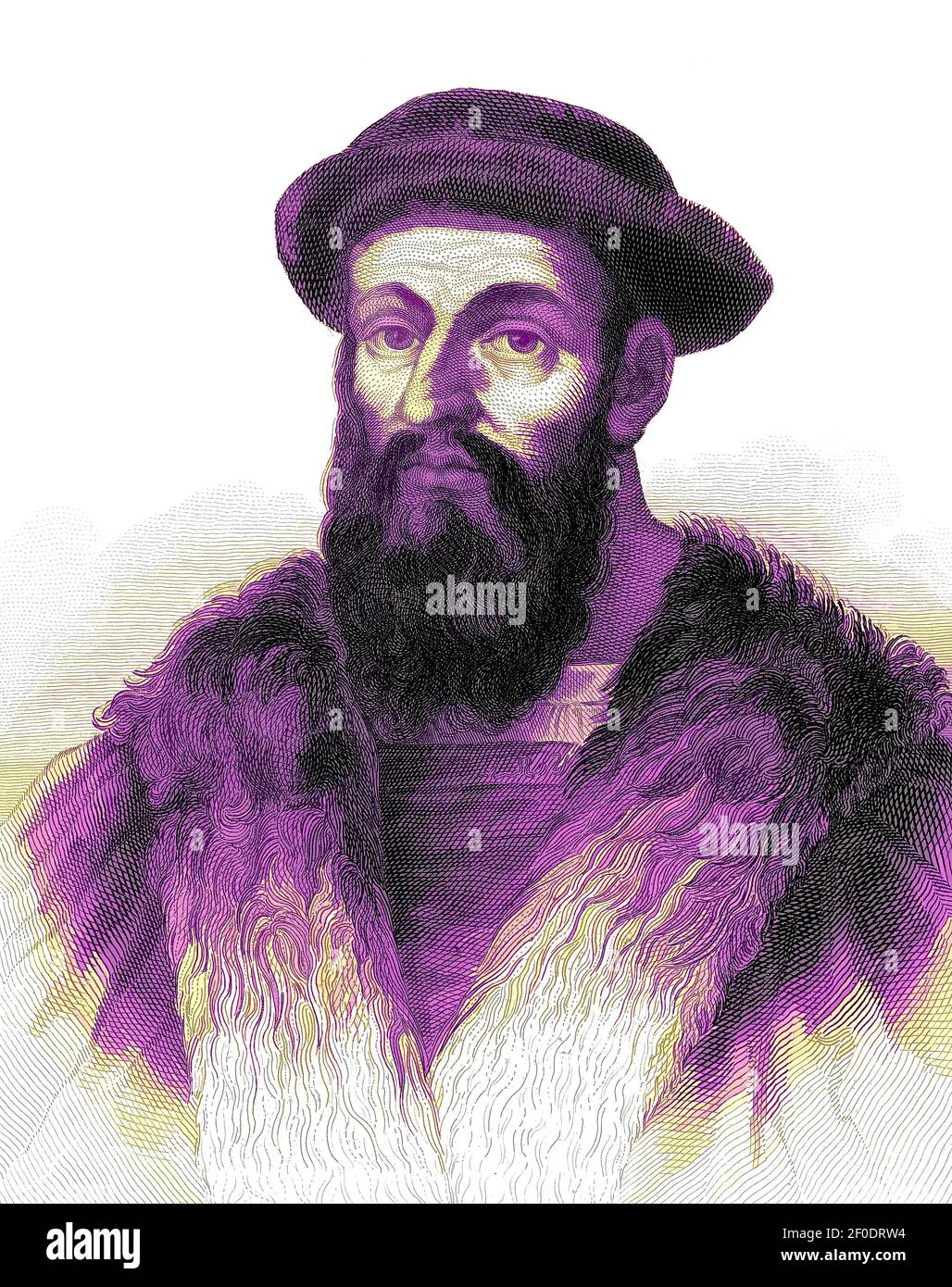Navigateur portugais Ferdinand Magellan, XVIe siècle Banque D'Images