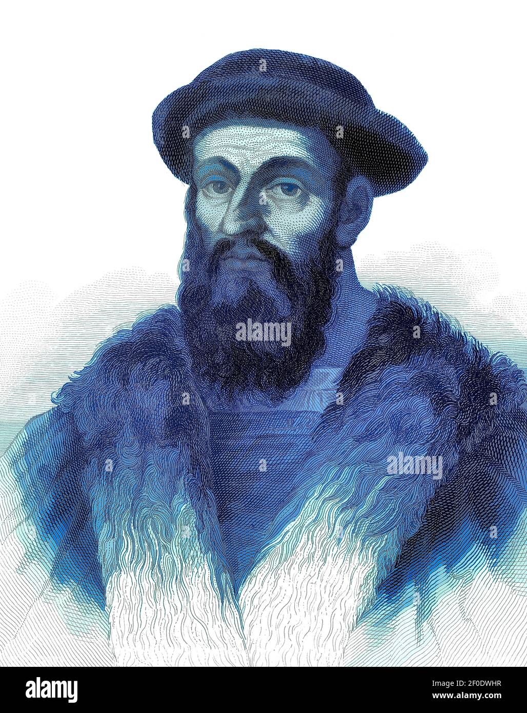 Navigateur portugais Ferdinand Magellan, XVIe siècle Banque D'Images