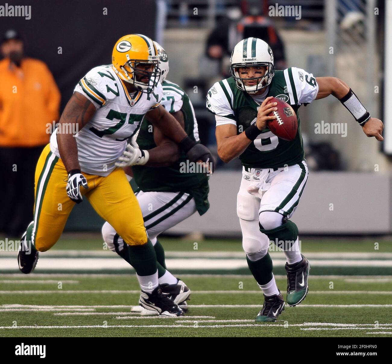 Seattle Seahawks' Matt Hasselbeck is seen during the first half of an NFL  football game against the Green Bay Packers Sunday, Dec. 27, 2009, in Green  Bay, Wis. (AP Photo/Jim Prisching Stock