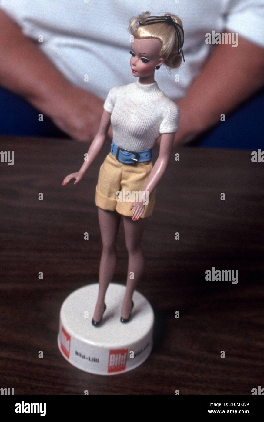 Une poupée 'Lilli' allemande de Bild de la fin des années 1950 est vue dans ce fichier photo. Barbie était basé sur Lilli. (Photo de Richard B. Levine) Banque D'Images