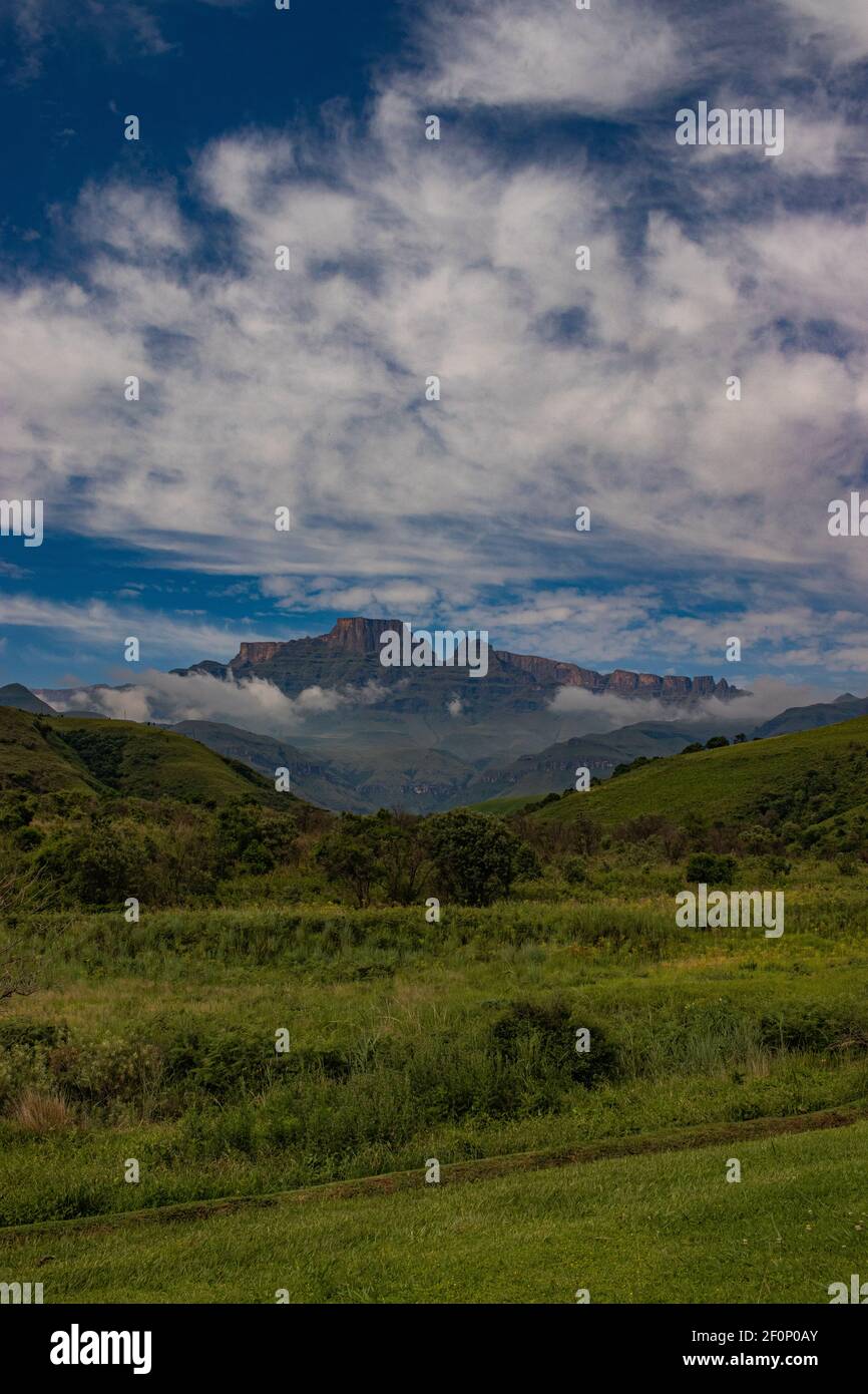 Château de Champagne, Drakensberg Afrique du Sud Banque D'Images