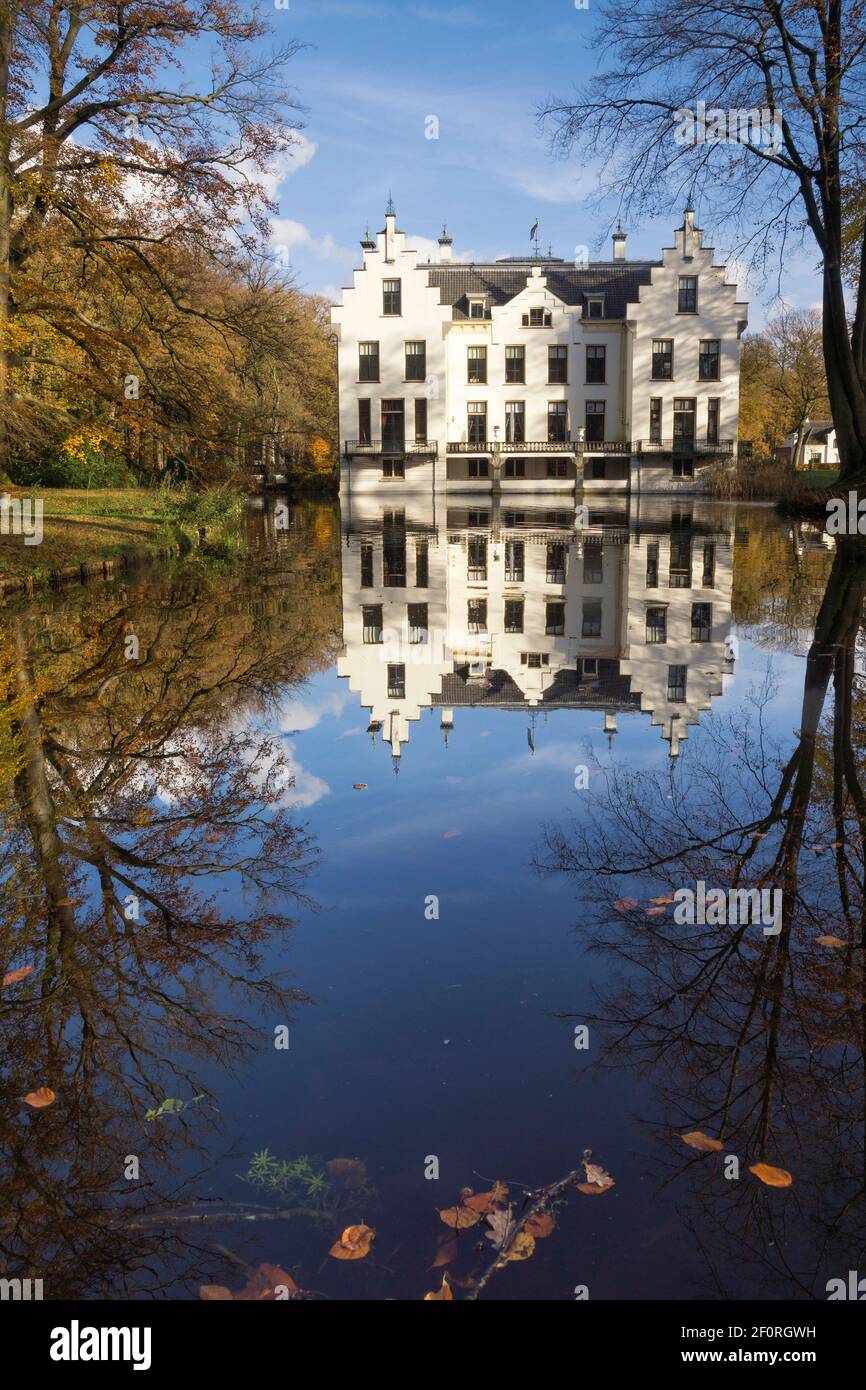 Automne humeur Staverden château Banque D'Images