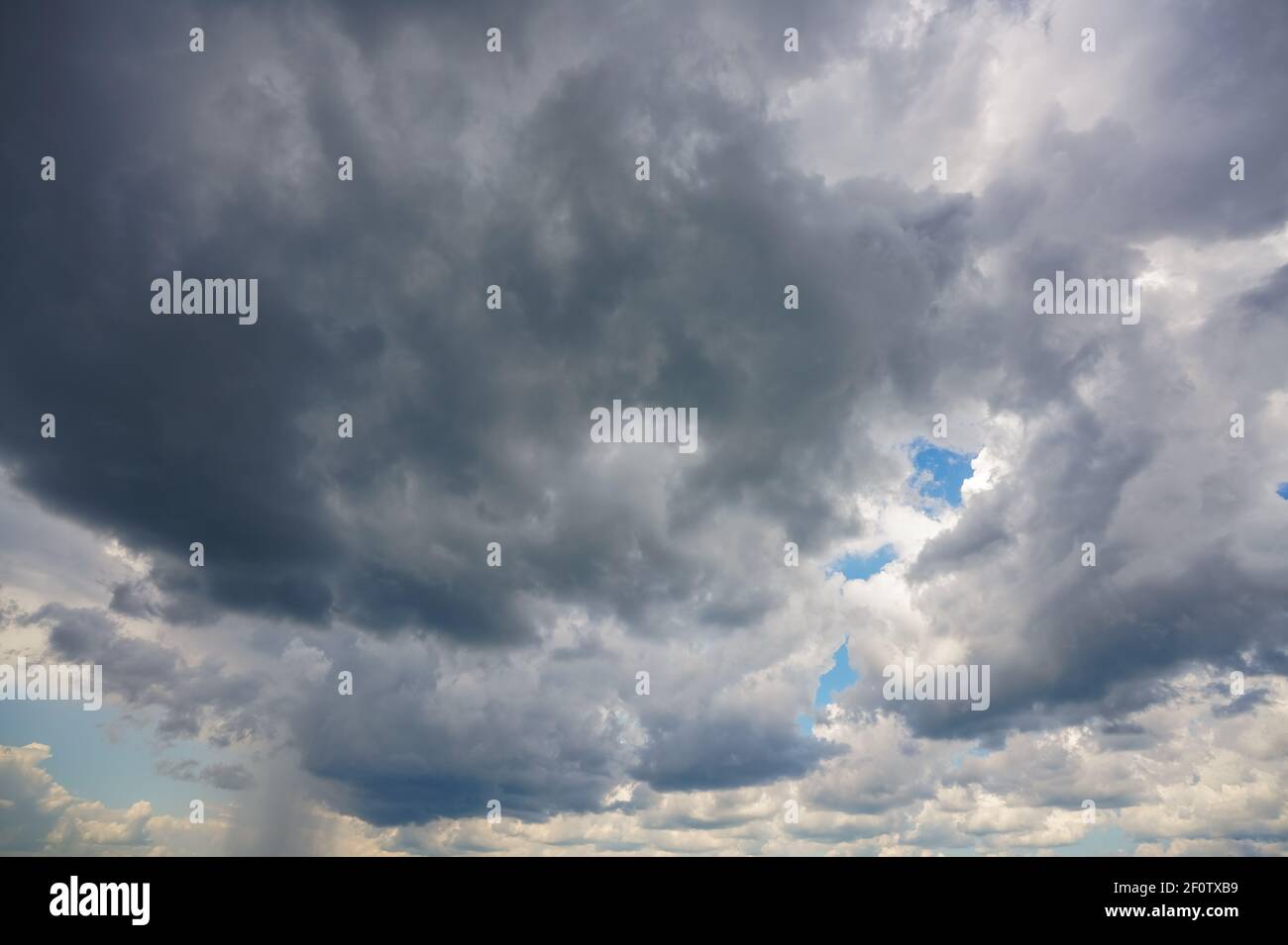 Fond naturel : ciel orageux Banque D'Images