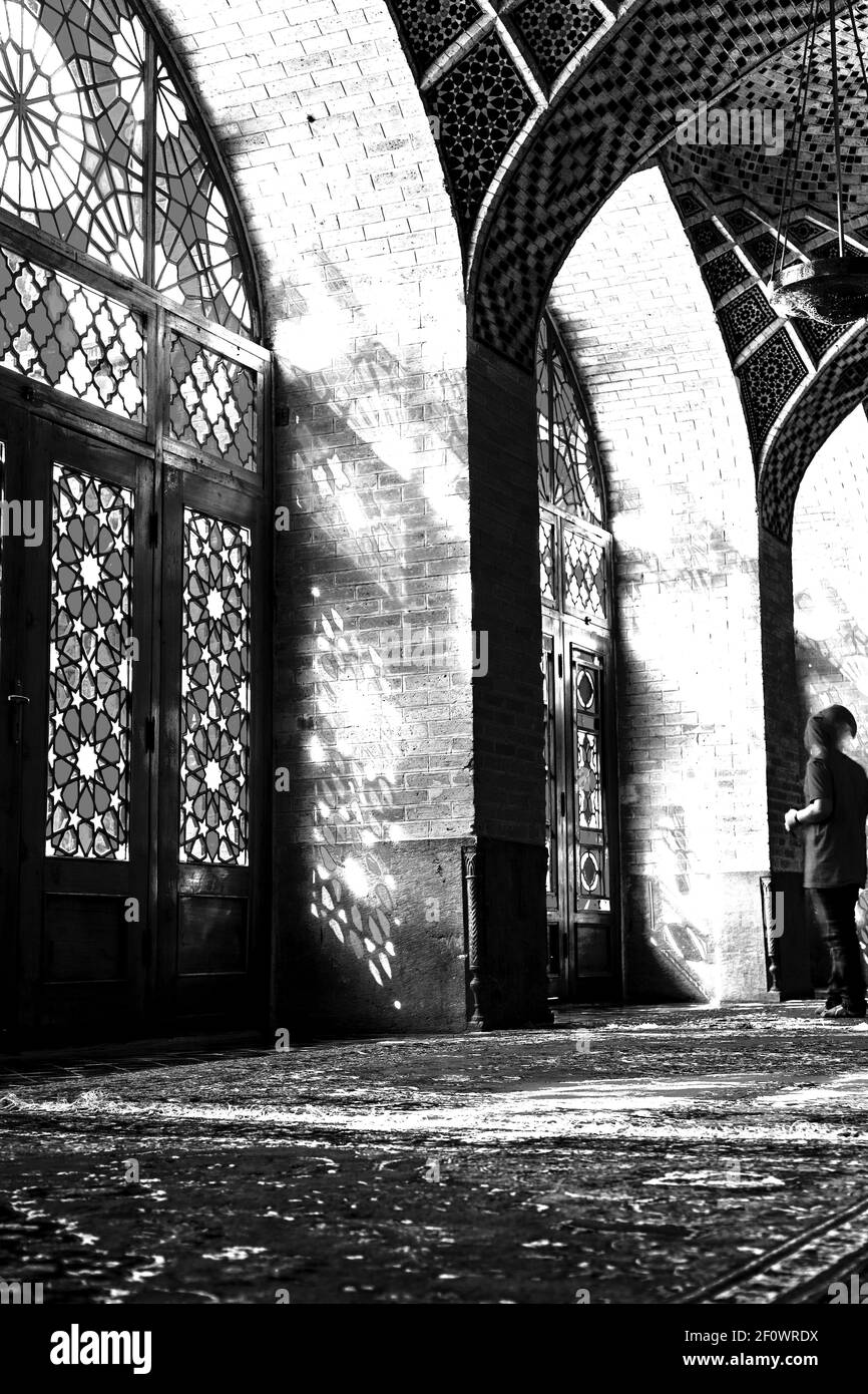 En iran couleurs à partir des fenêtres Banque D'Images