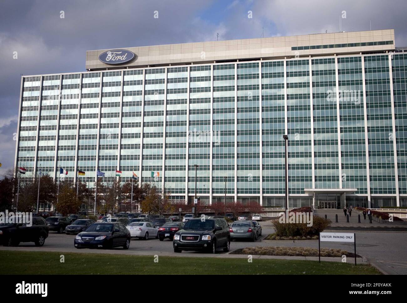 13 novembre 2008 - Dearborn, Michigan - Ford Motor Company World Headquarters. Crédit photo: Kristoffer Tripplaar/ Sipa Press/0811171404 Banque D'Images