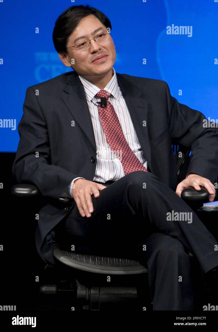 18 novembre 2008 - Washington, D.C. - Yang Yuanqing, Président de Lenovo. Crédit photo: Kristoffer Tripplaar/ Sipa Press/0811232020 Banque D'Images
