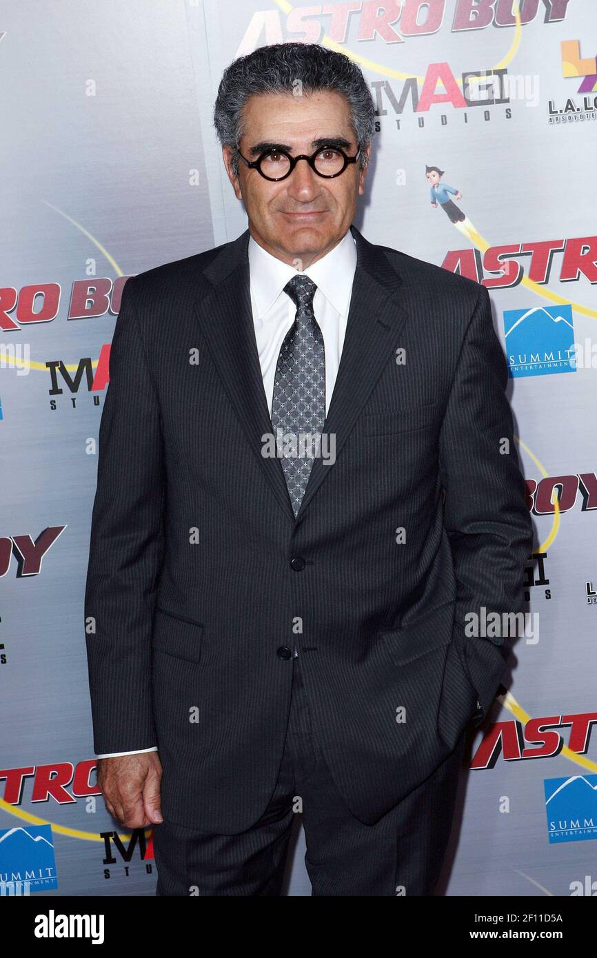 19 octobre 2009- Hollywood, Californie- l'acteur Eugene Levy arrive à la première de 'Astro Boy' à Hollywood, Californie. Crédit photo : Krista Kennel/Sipa Press./astroboy.015/0910200548/1105181501 Banque D'Images