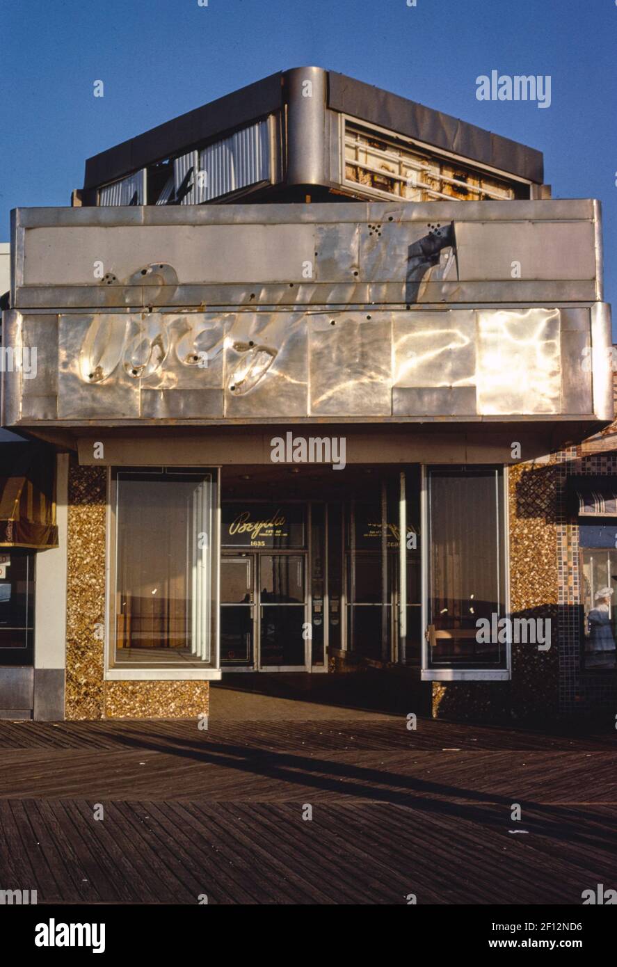 Théâtre Beyda - la promenade - Atlantic City - New Jersey ca. 1978 Banque D'Images