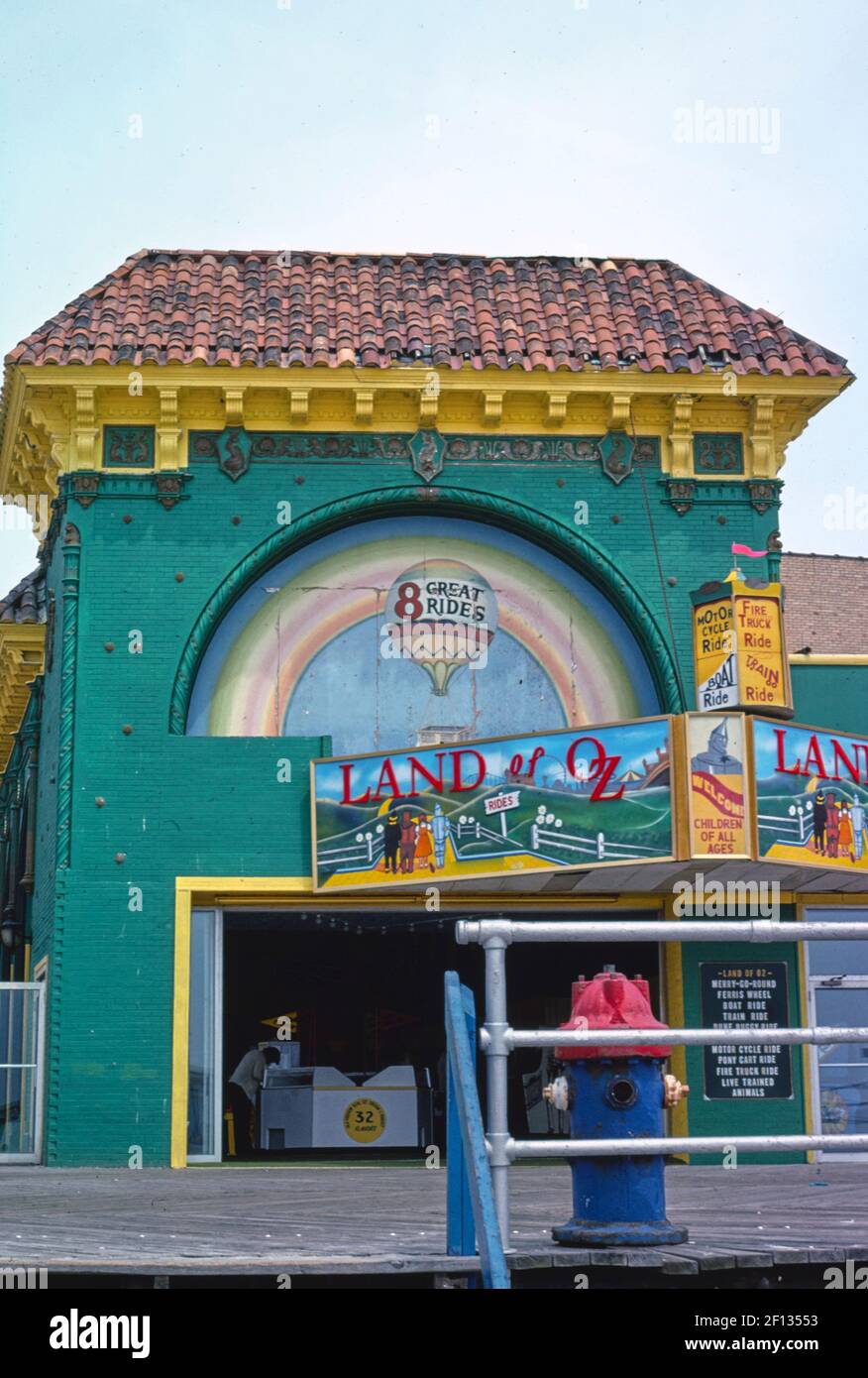 Roxy Theatre - Land of Oz - la promenade - Atlantic City - New Jersey ca. 1978 Banque D'Images
